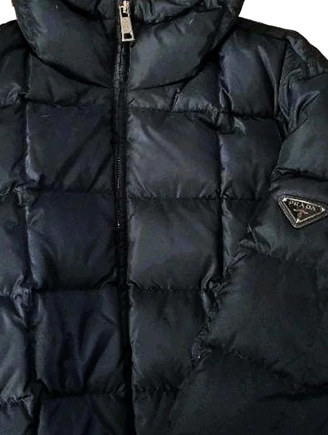 Prada 2000s Black Quilted Puffer Jacket - Image 3