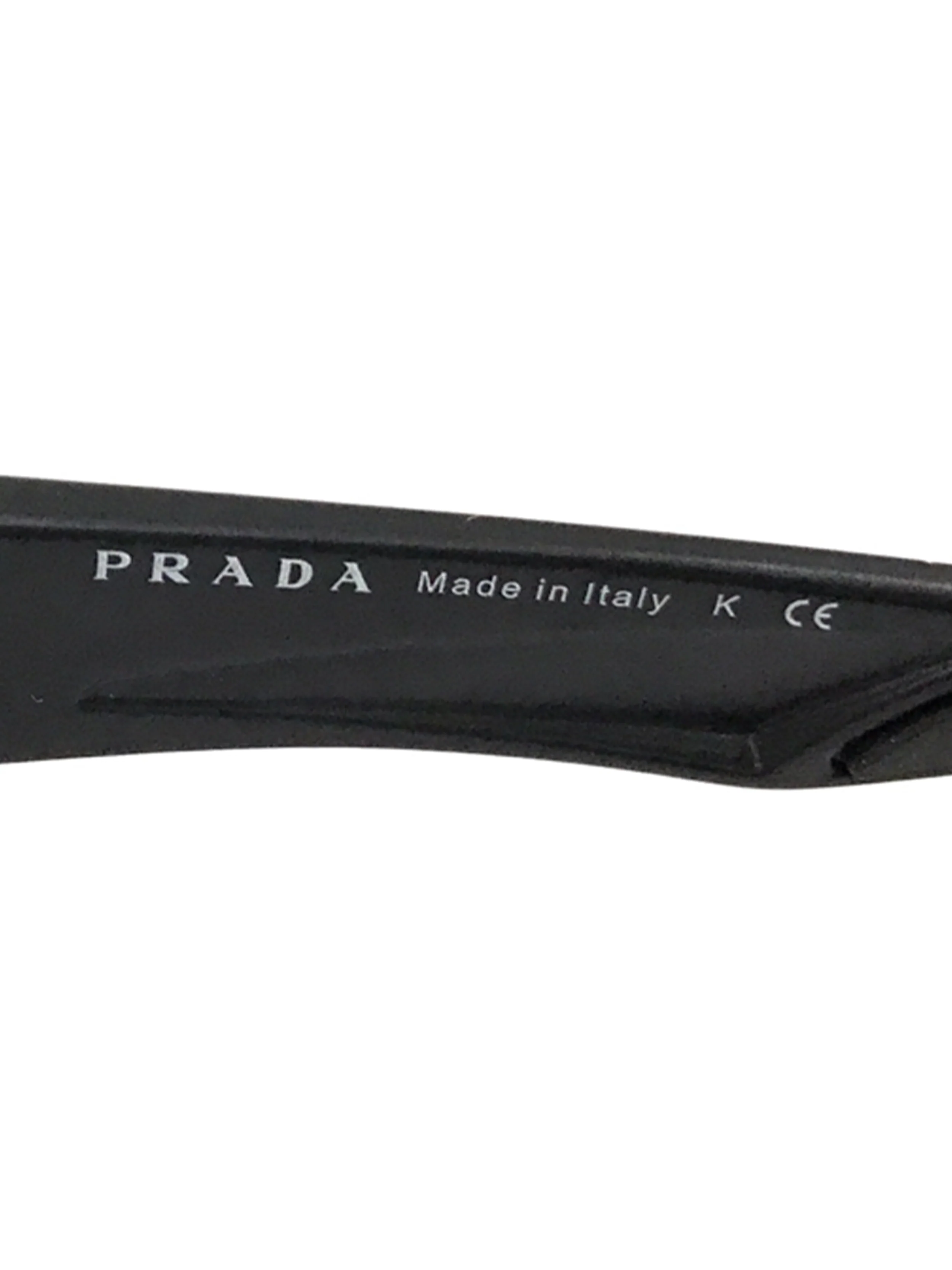 Prada 2000s Black Visor Sports Sunglasses - Image 4