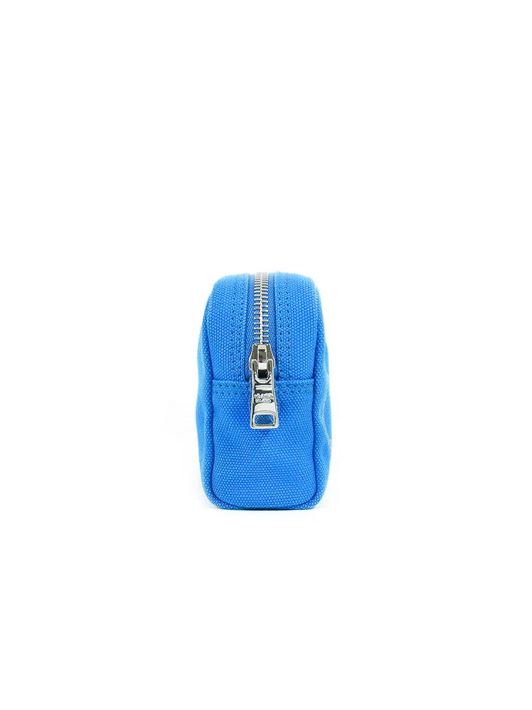 Prada 2000s  Bright Blue Denim Pouch - Image 3