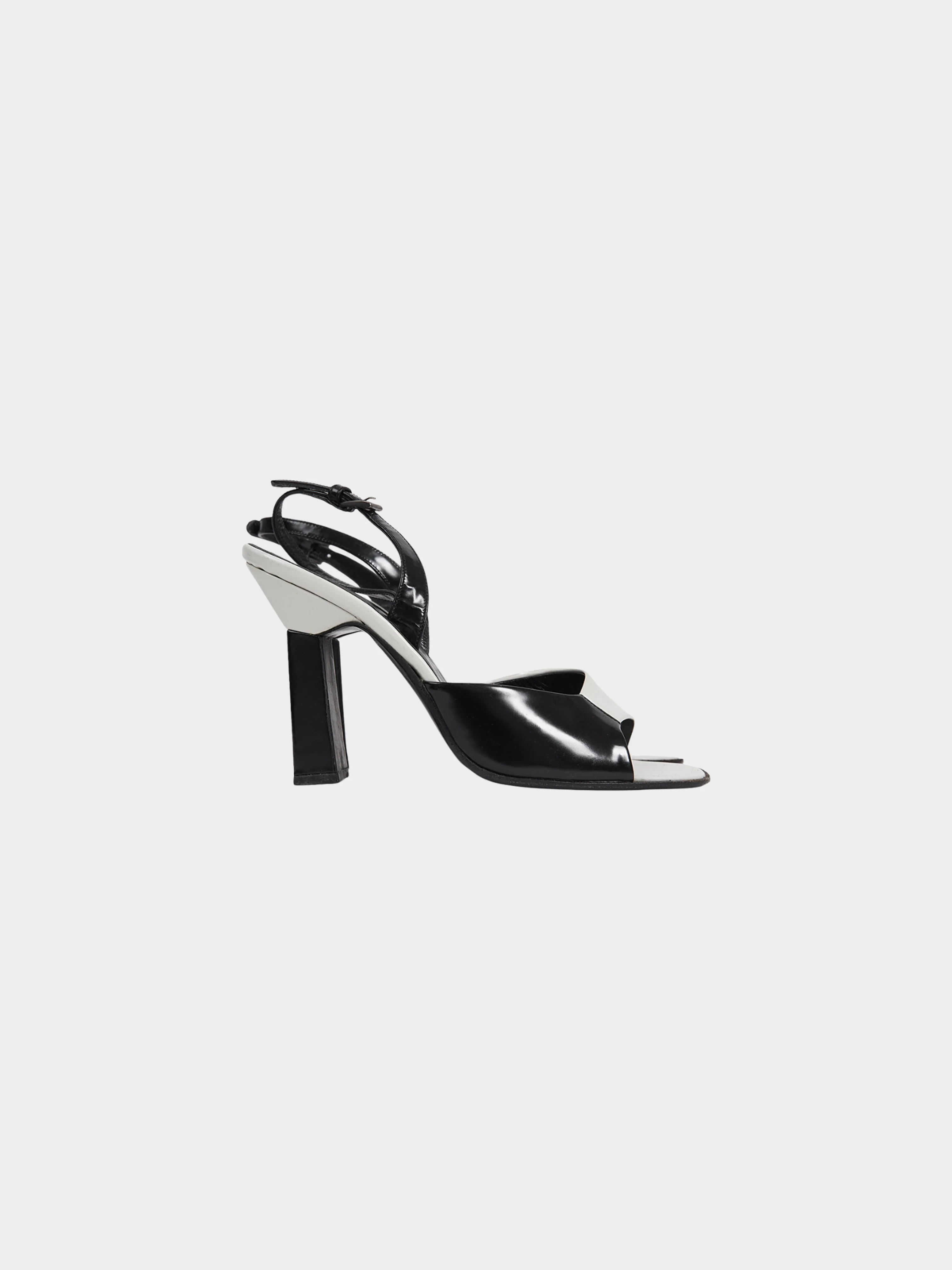 Prada FW 1998 Black and White Heels