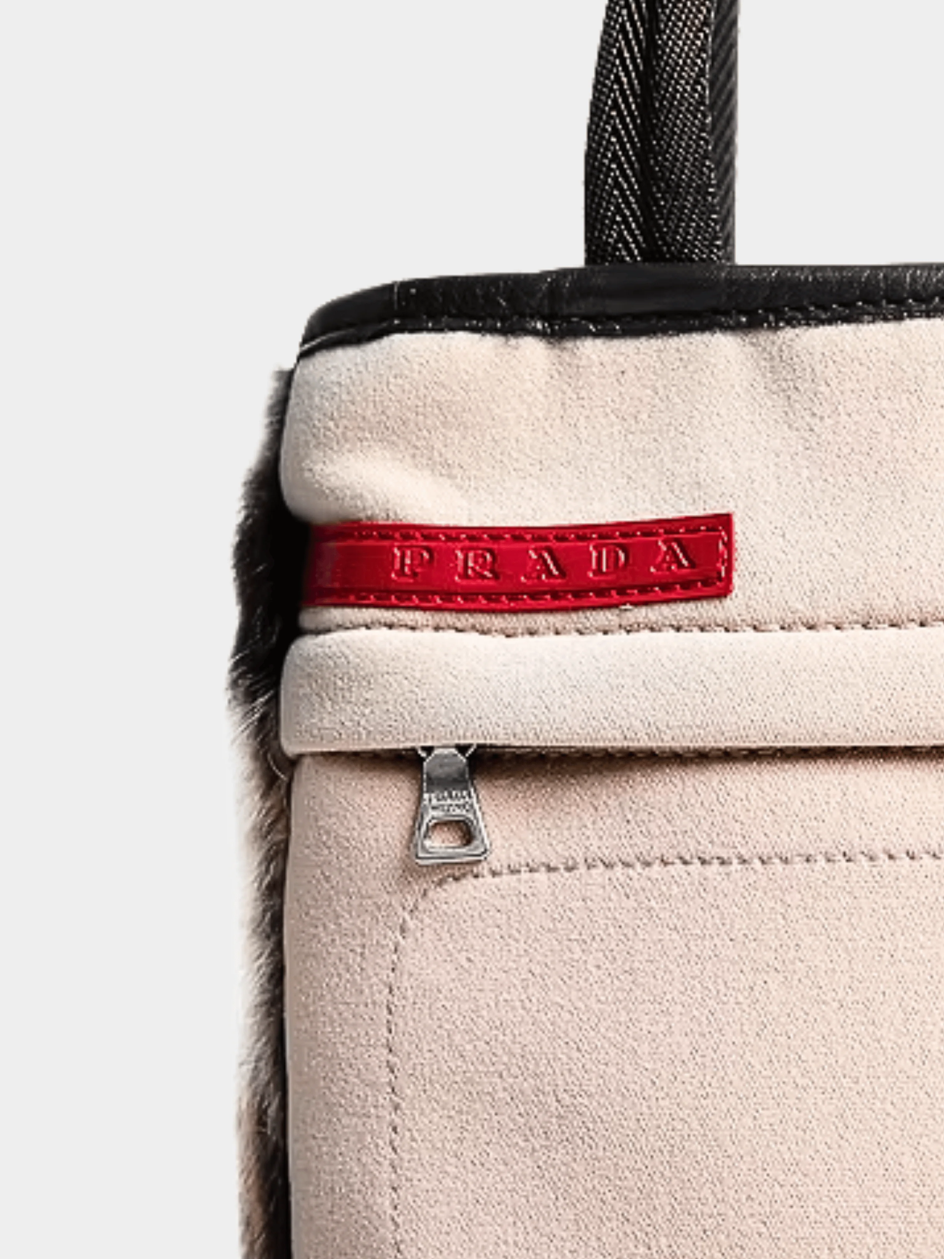 Prada FW 1999 Fox Fur Tote Bag - Image 4