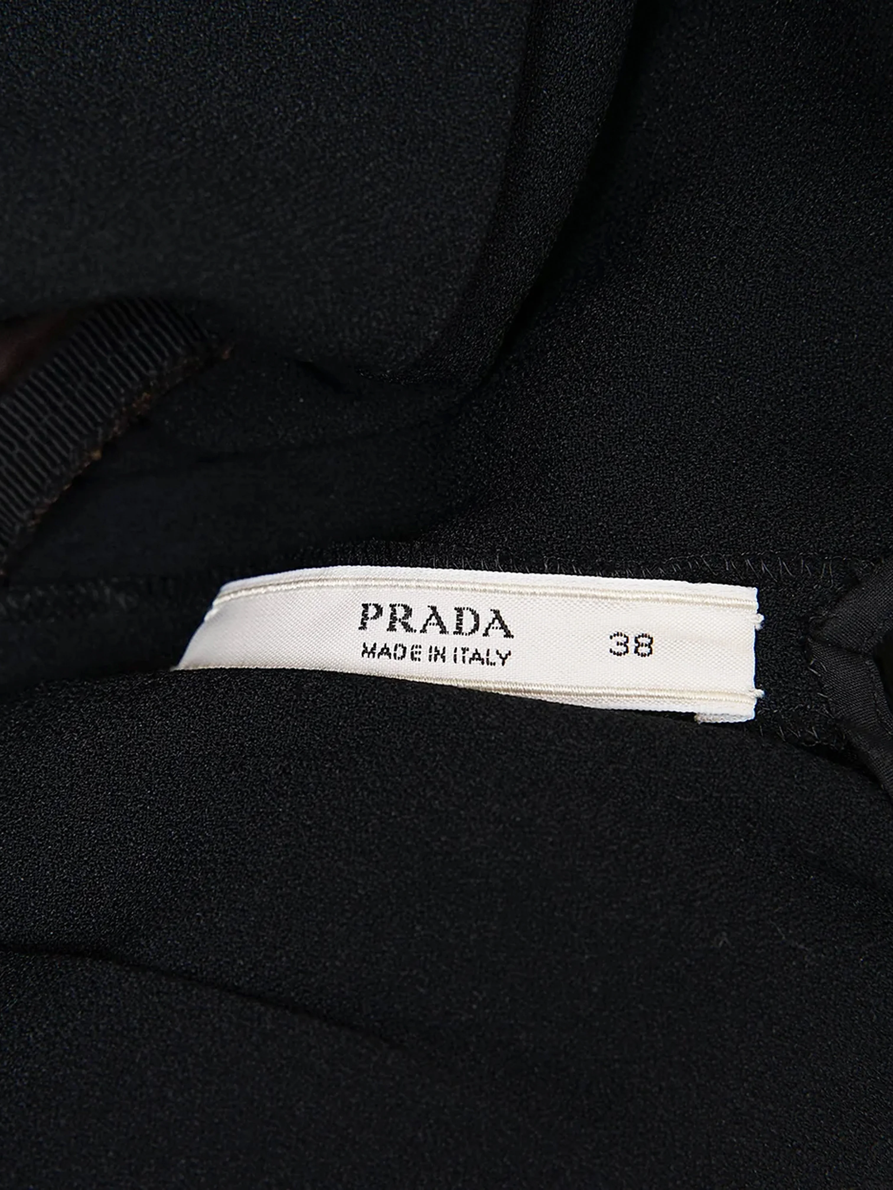 Prada FW 2009 Brown Wool and Mink Fur Dress - Image 3