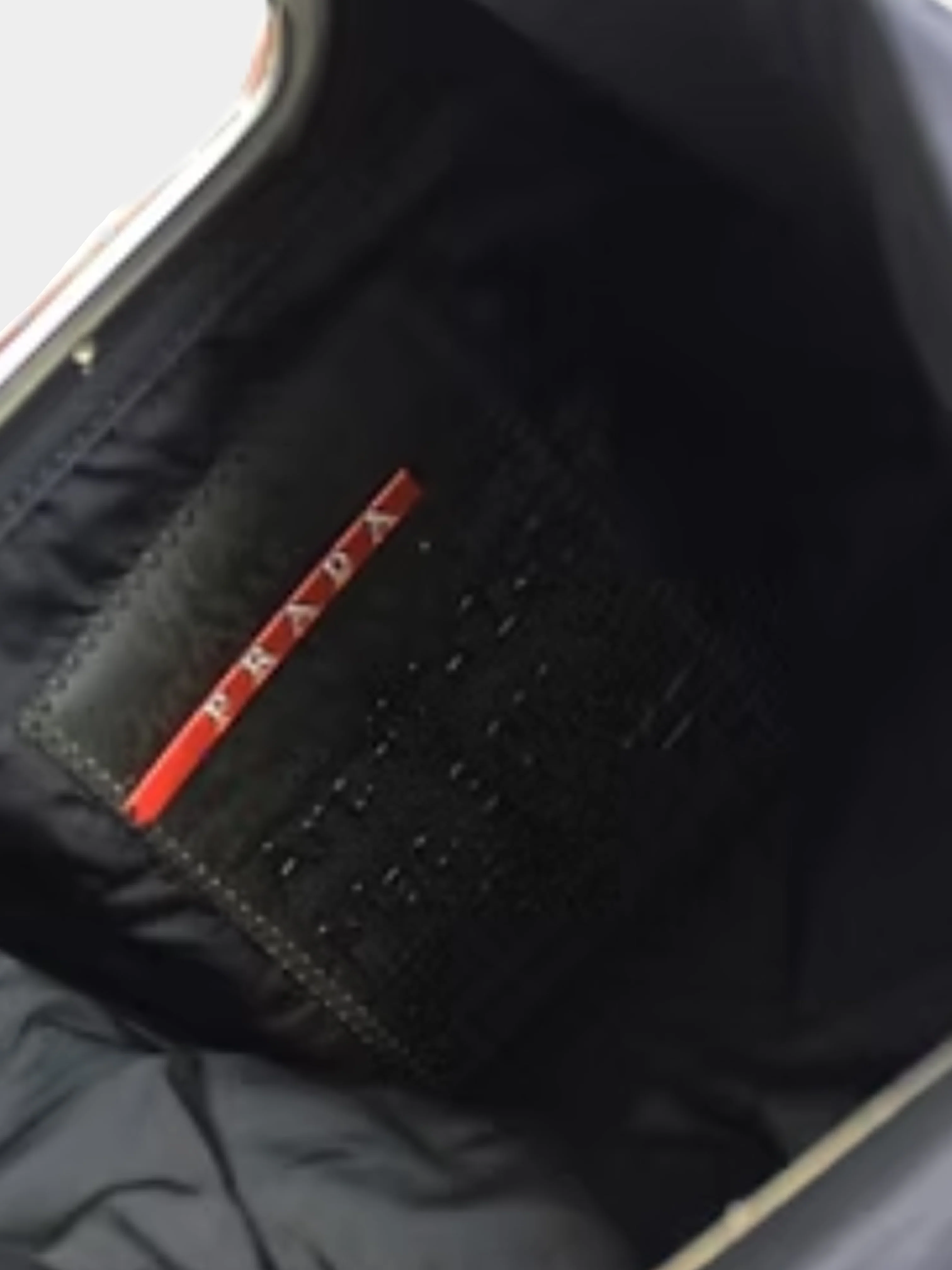 Prada Sport 2000s Black Neoprene Handbag - Image 5