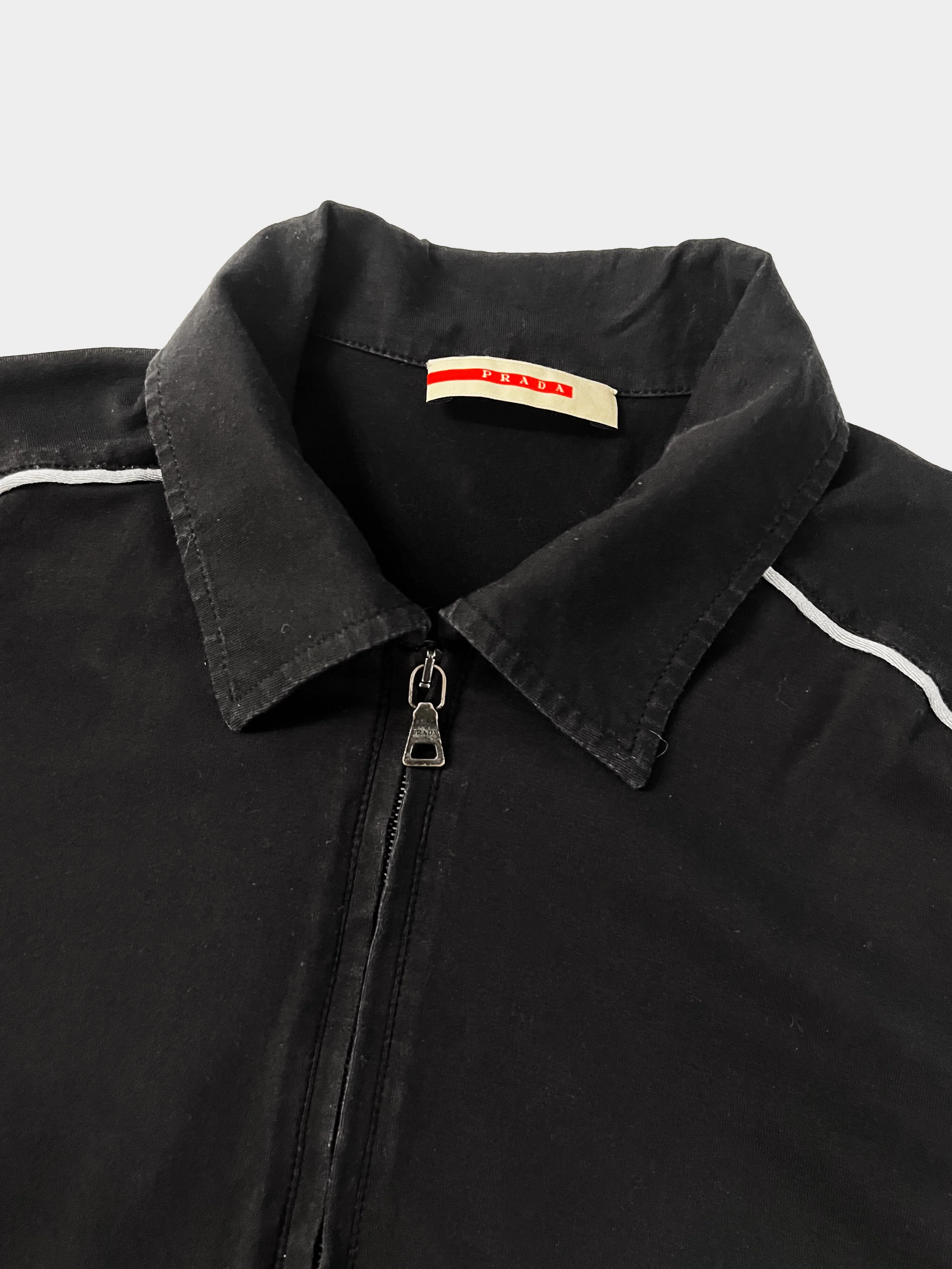 Prada Sport 2000s Black Quarter Zip Shirt - Image 3
