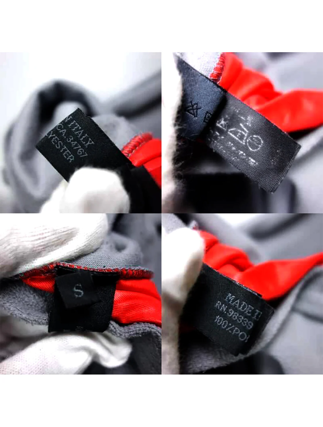 Prada 2000s Sports Gray Fleece Hoodie - Image 5