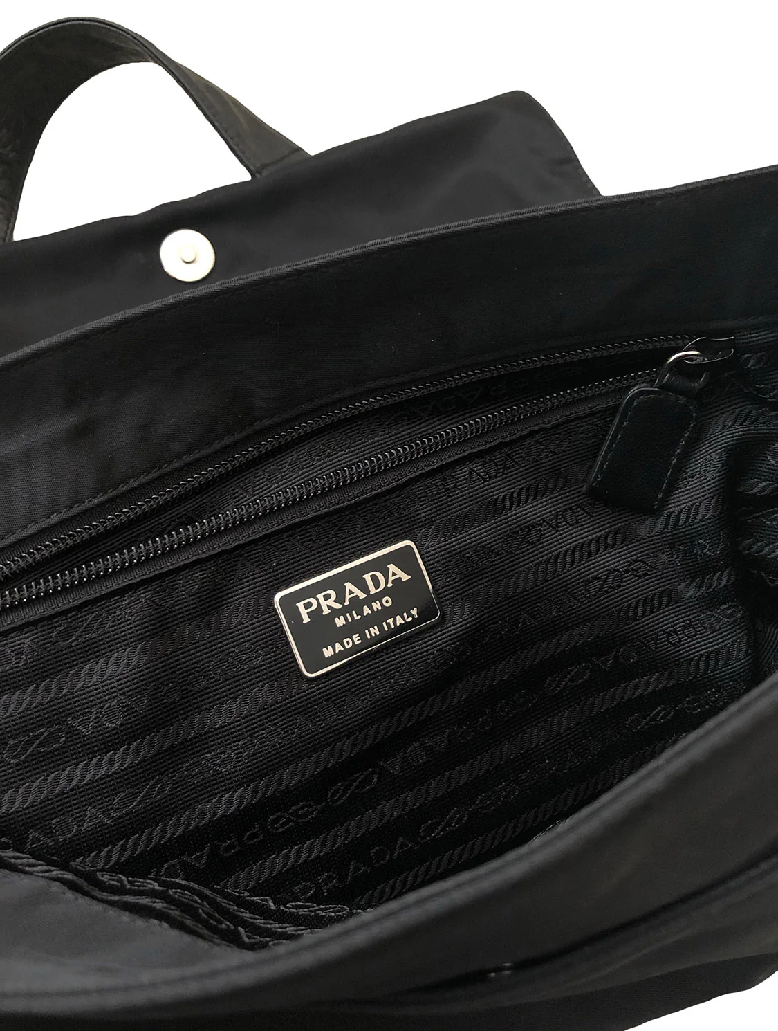Prada 2000s Sports Leather Flap Bag - Image 3