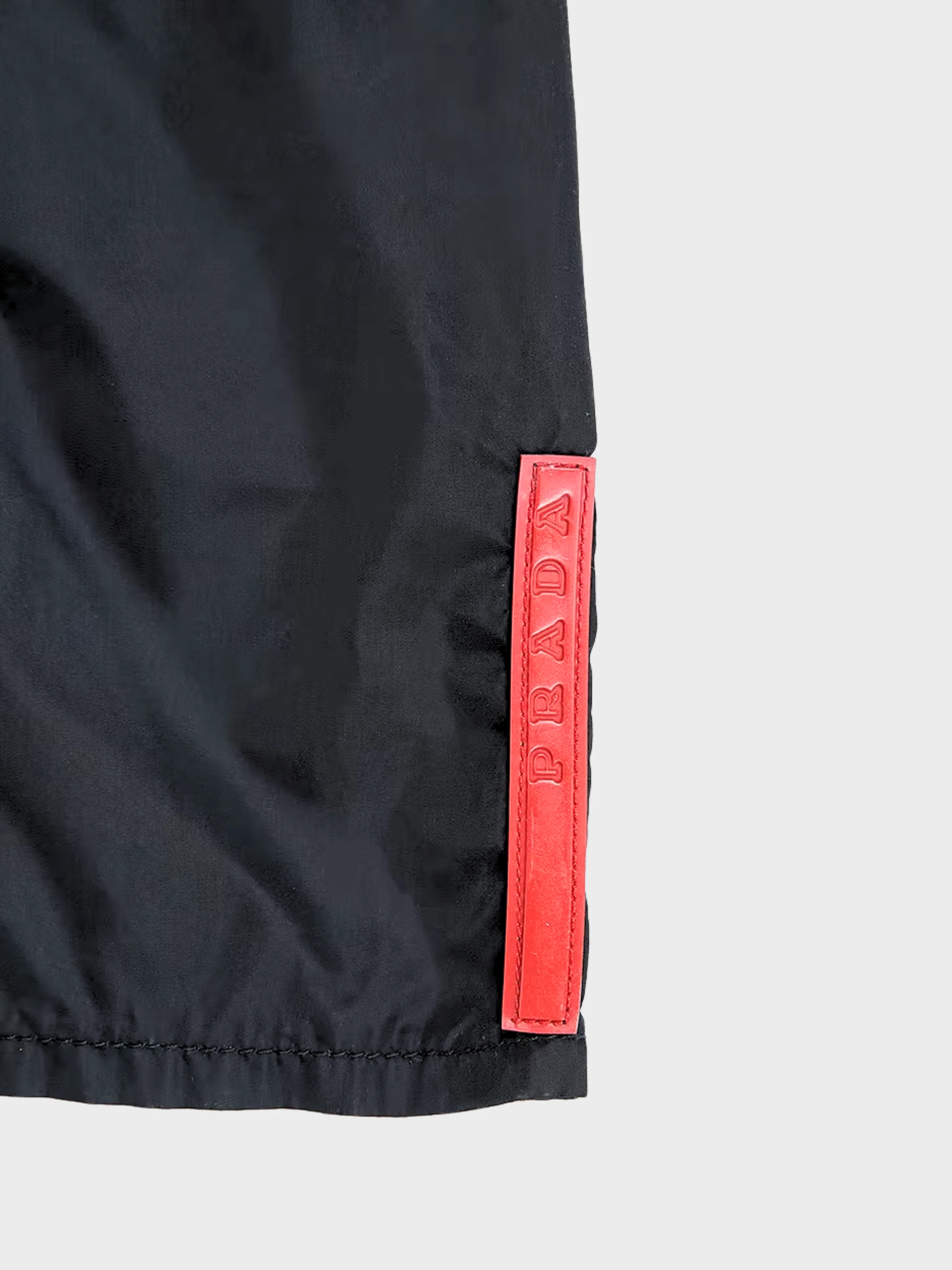 Prada SS 1999 Black Sport Hoodie Dress - Image 3