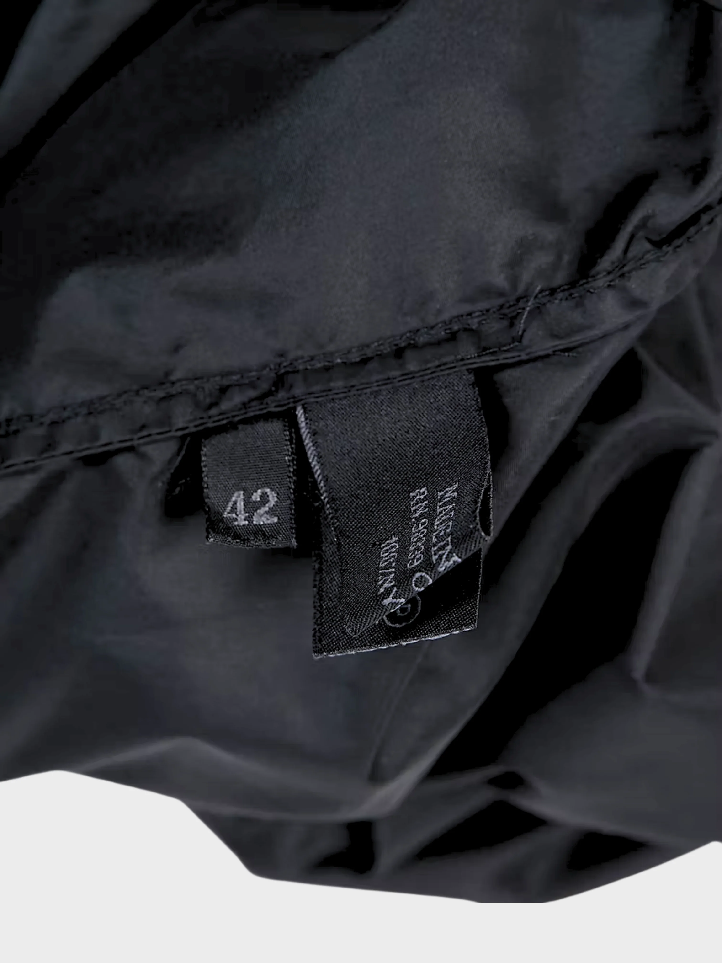 Prada SS 1999 Black Sport Hoodie Dress - Image 4