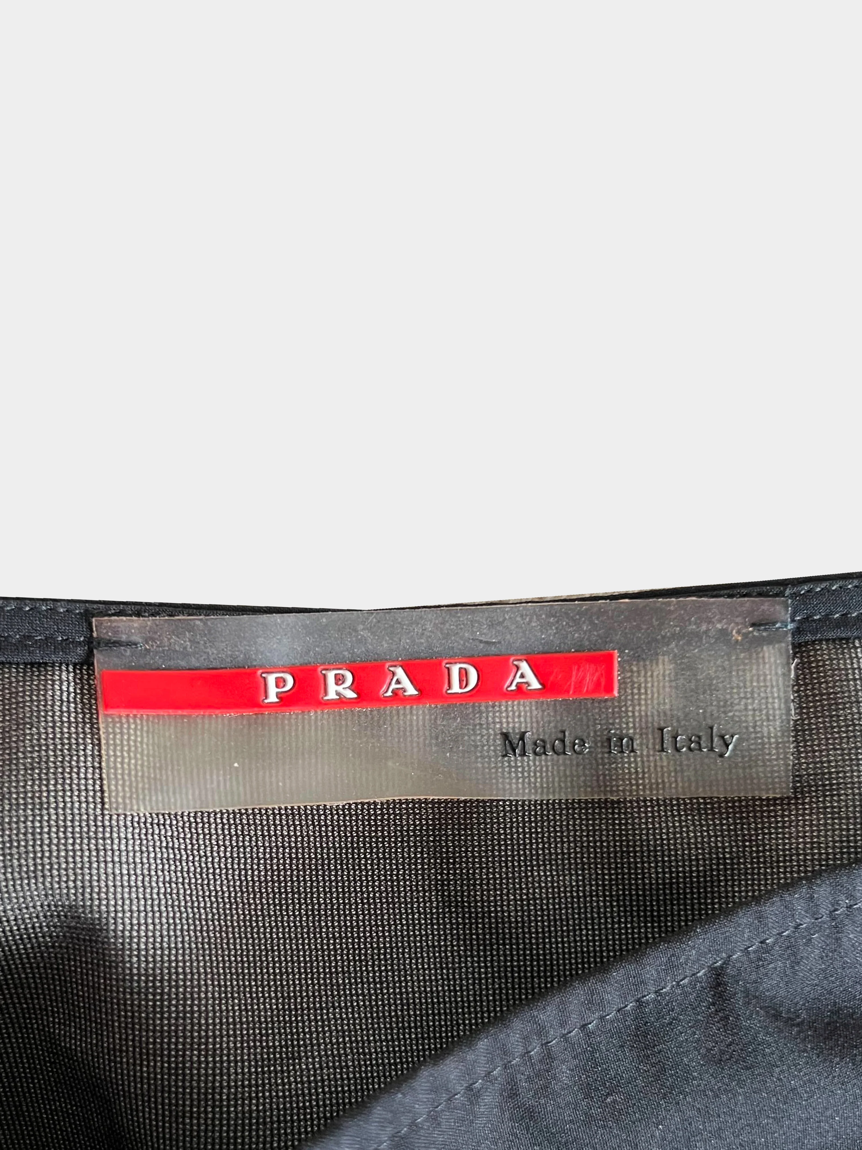Prada SS 1999 Nylon Perforated Miniskirt - Image 3