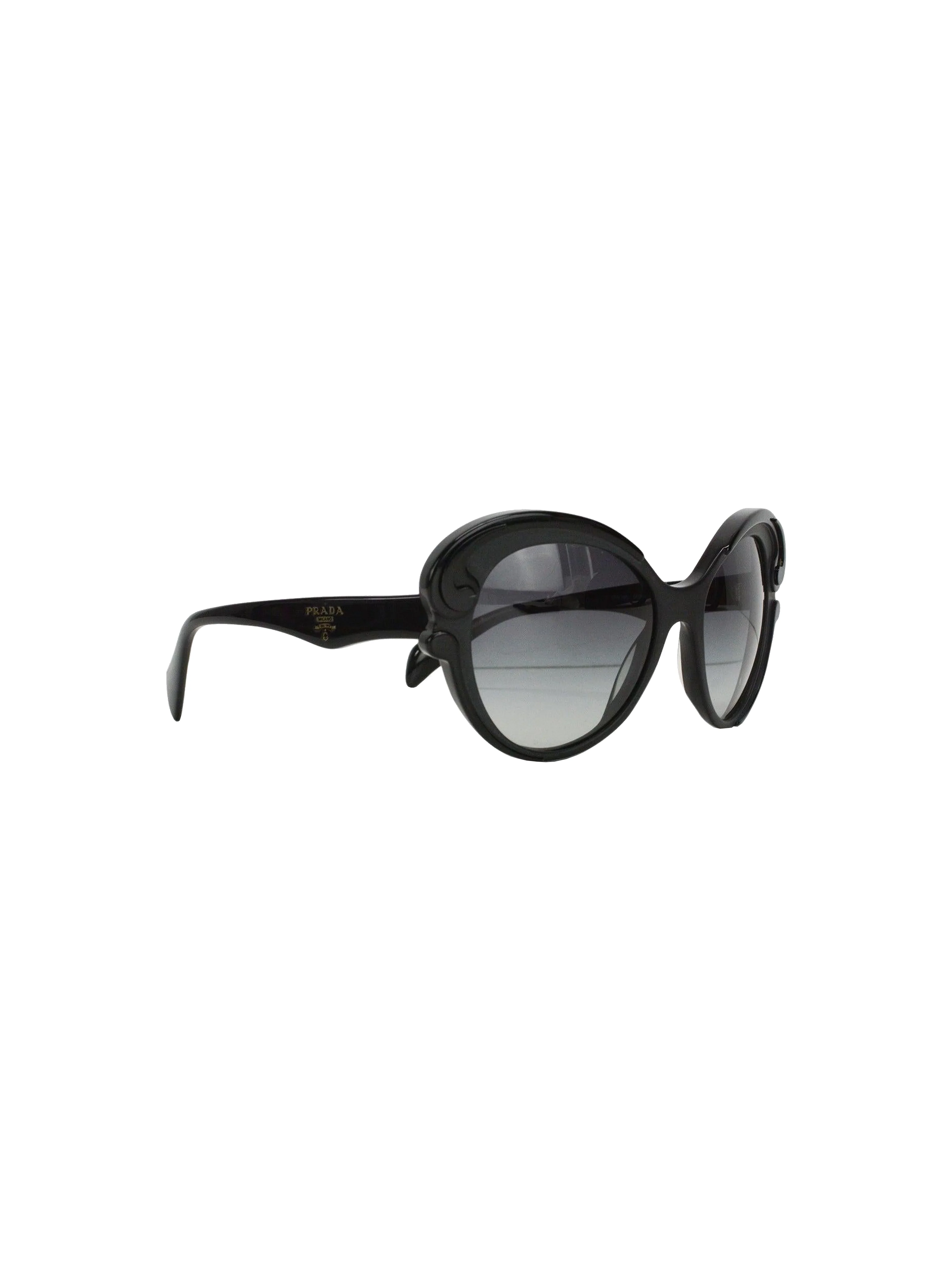 Prada 2010s Baroque Cat Eye Sunglasses