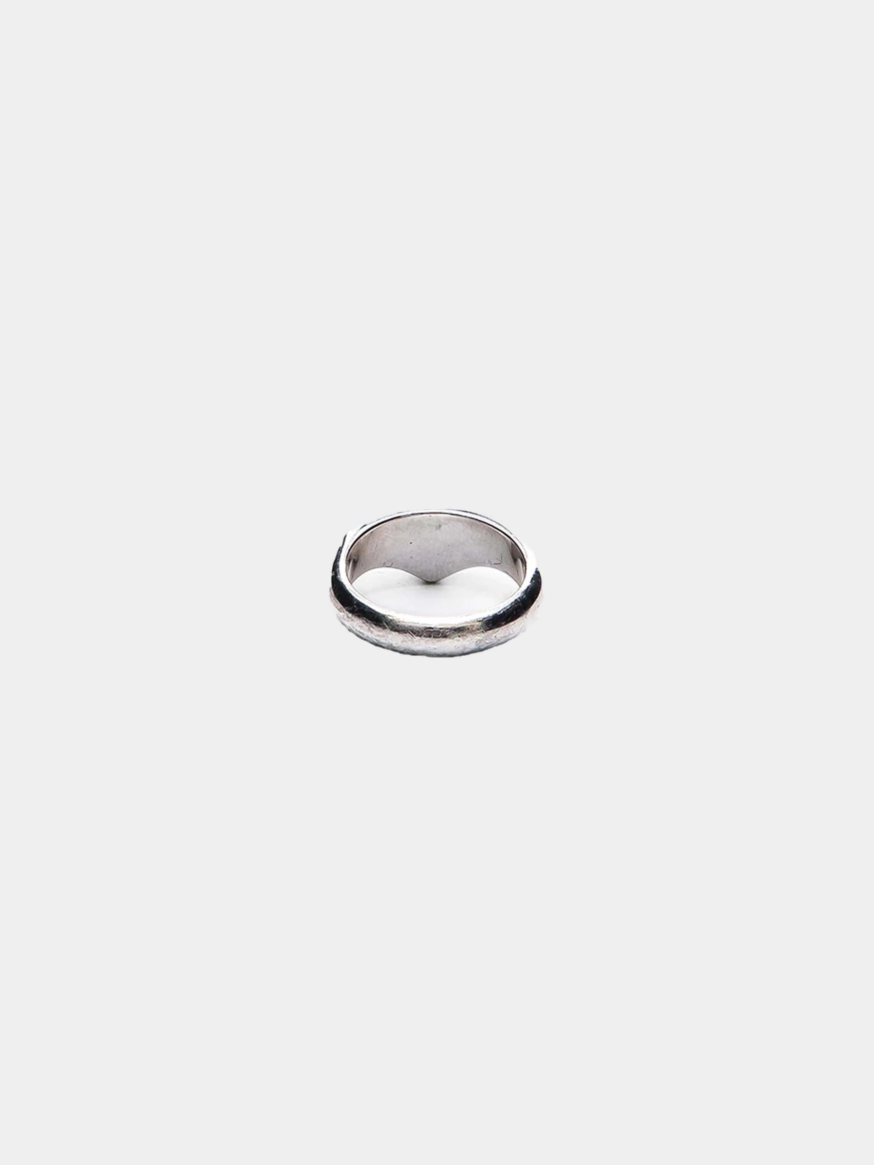Prada 2010s Triangle Logo Ring - Image 3