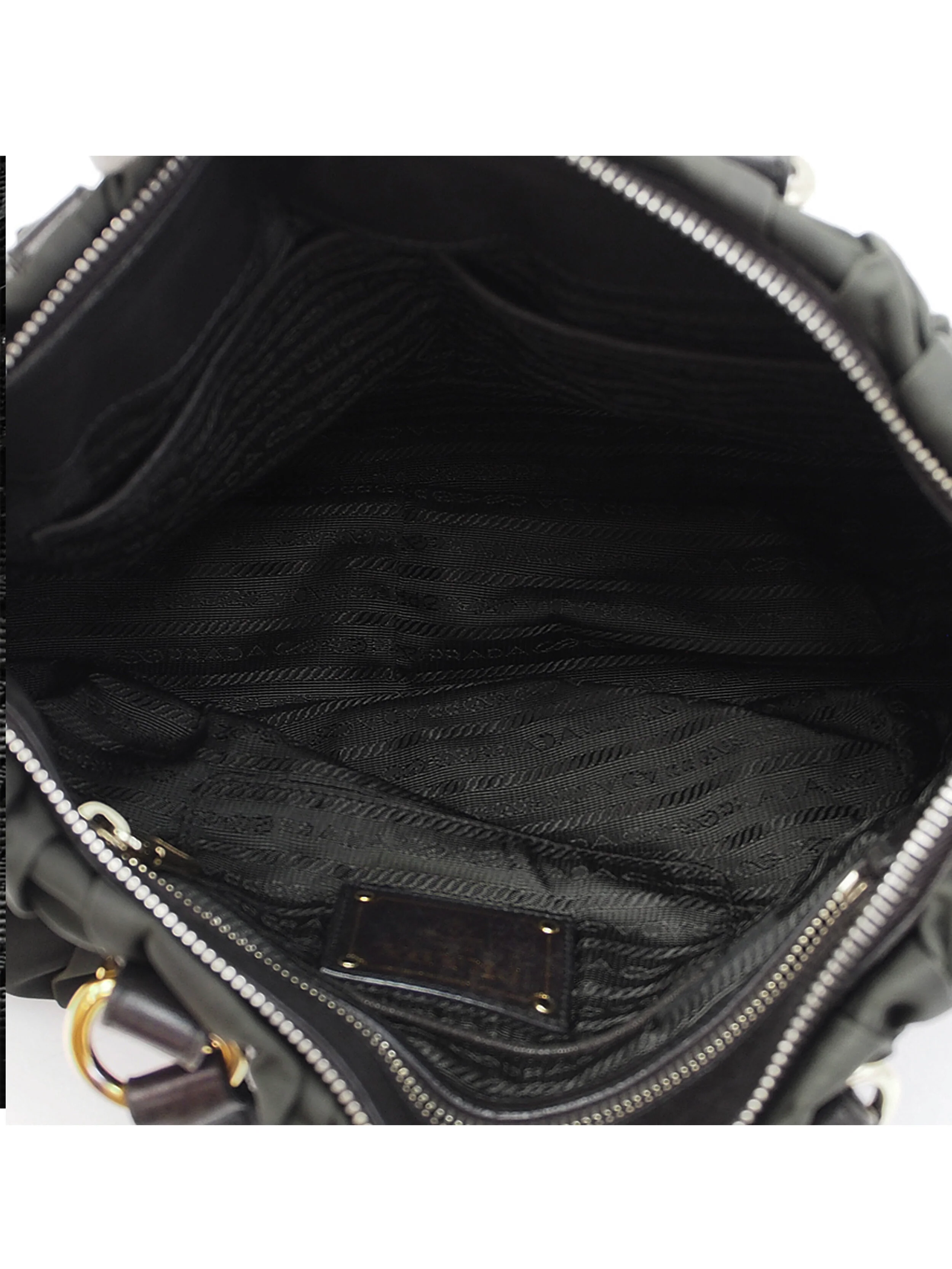 Prada 2000s Tessuto Gauffre Handbag - Image 5
