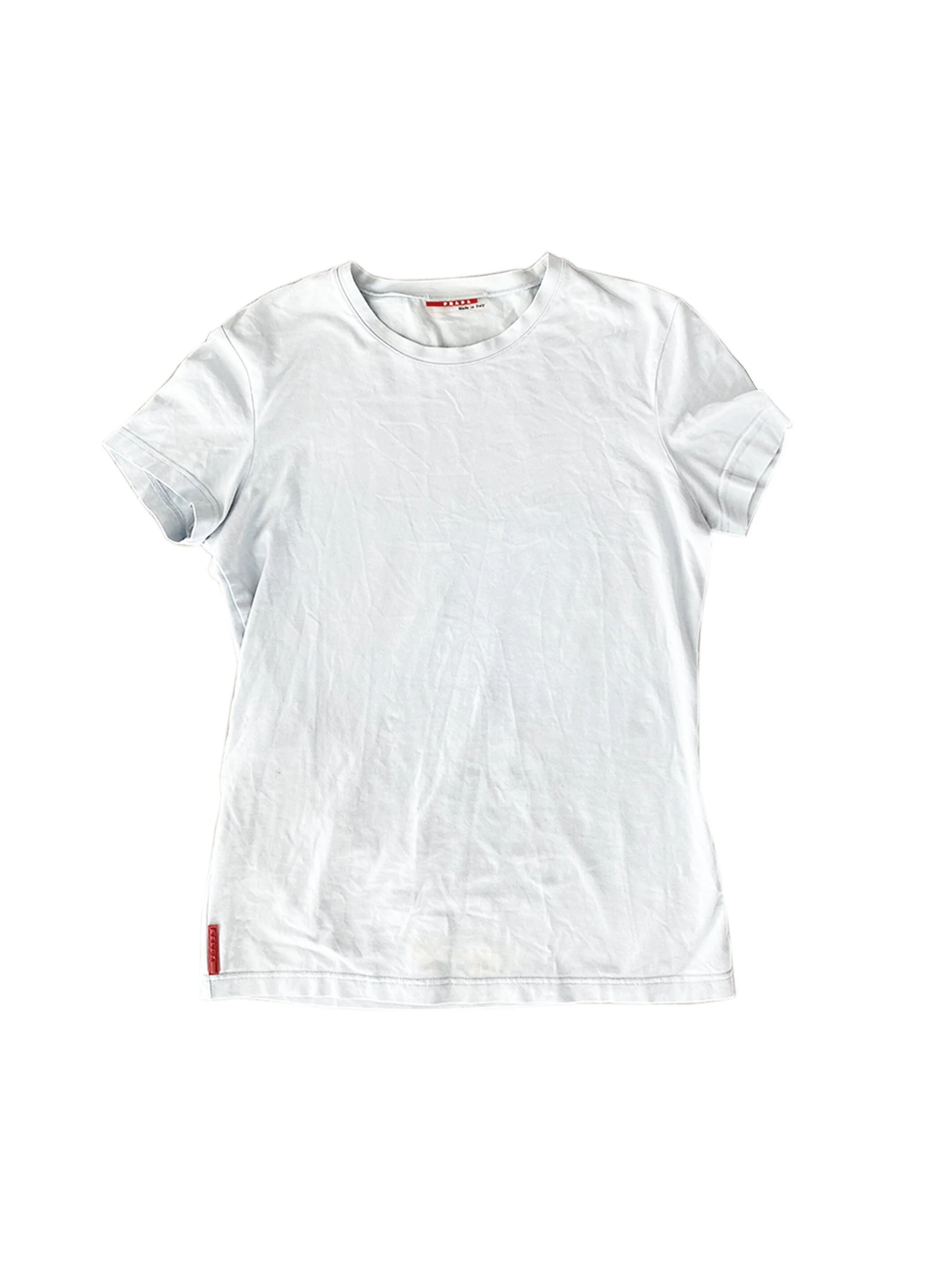 Prada 2000s Sports Light Blue Stretch Shirt