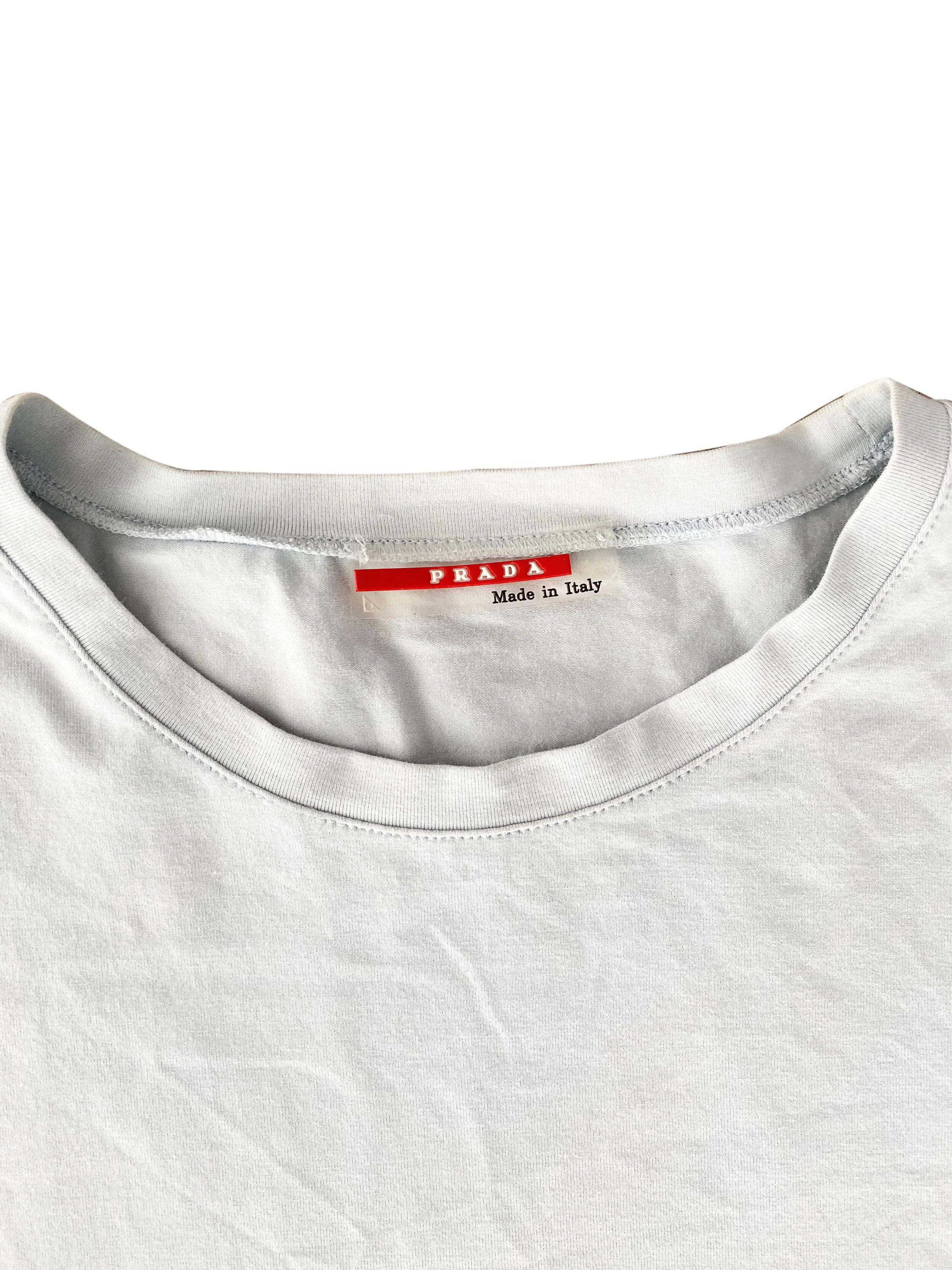 Prada 2000s Sports Light Blue Stretch Shirt - Image 3