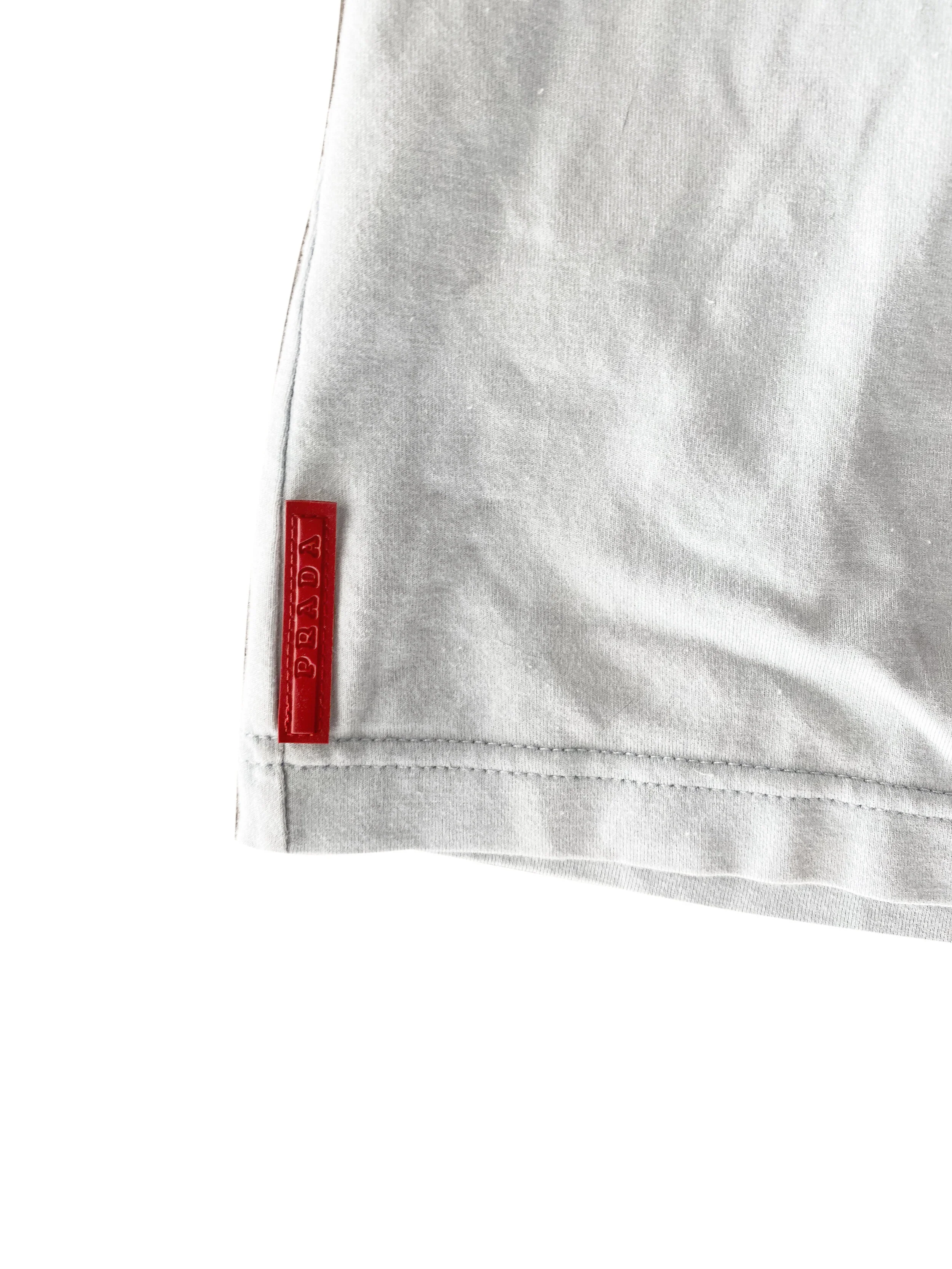 Prada 2000s Sports Light Blue Stretch Shirt - Image 4