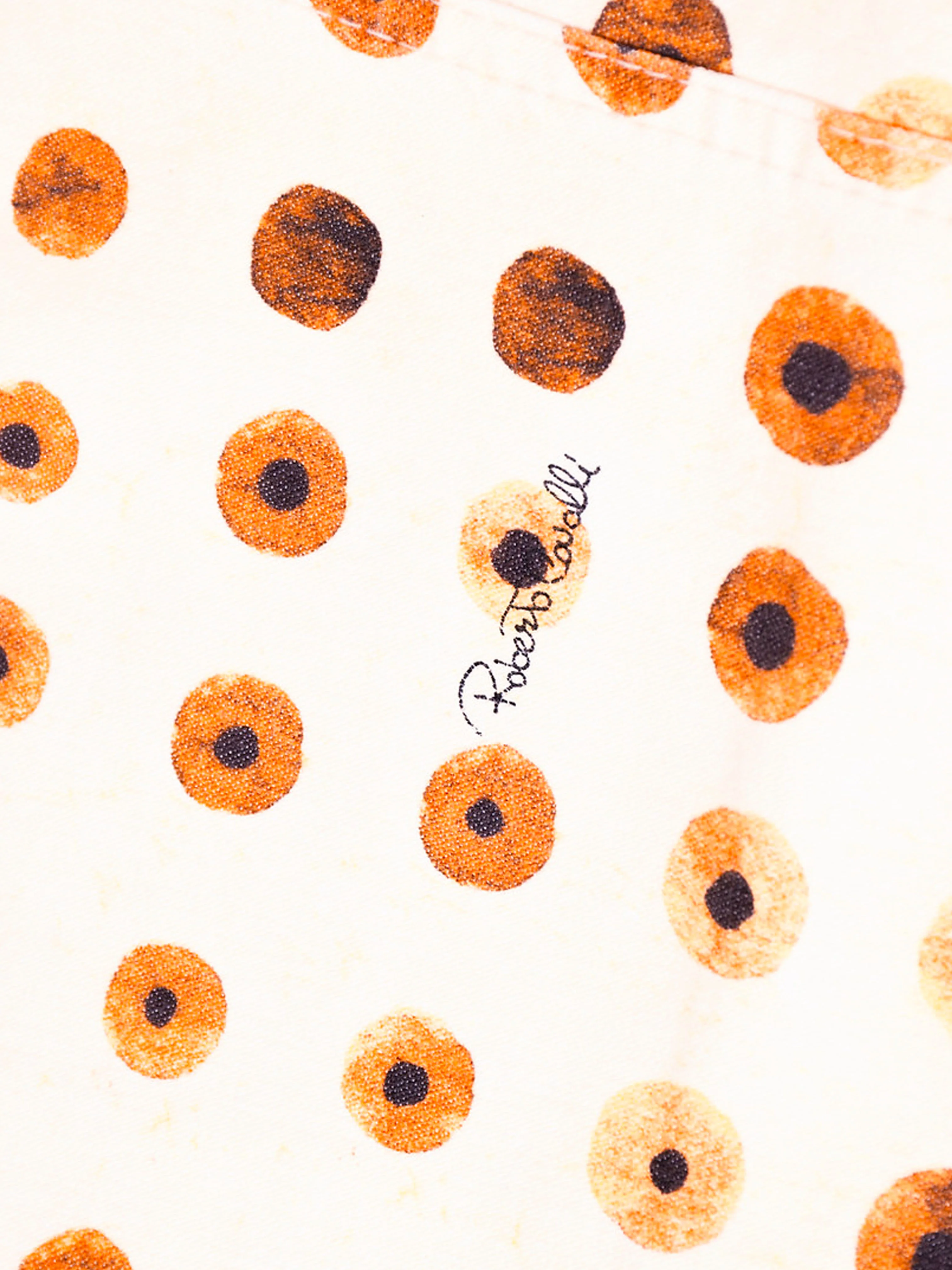 Roberto Cavalli 2000s Beige Dot Gradient Pants - Image 3