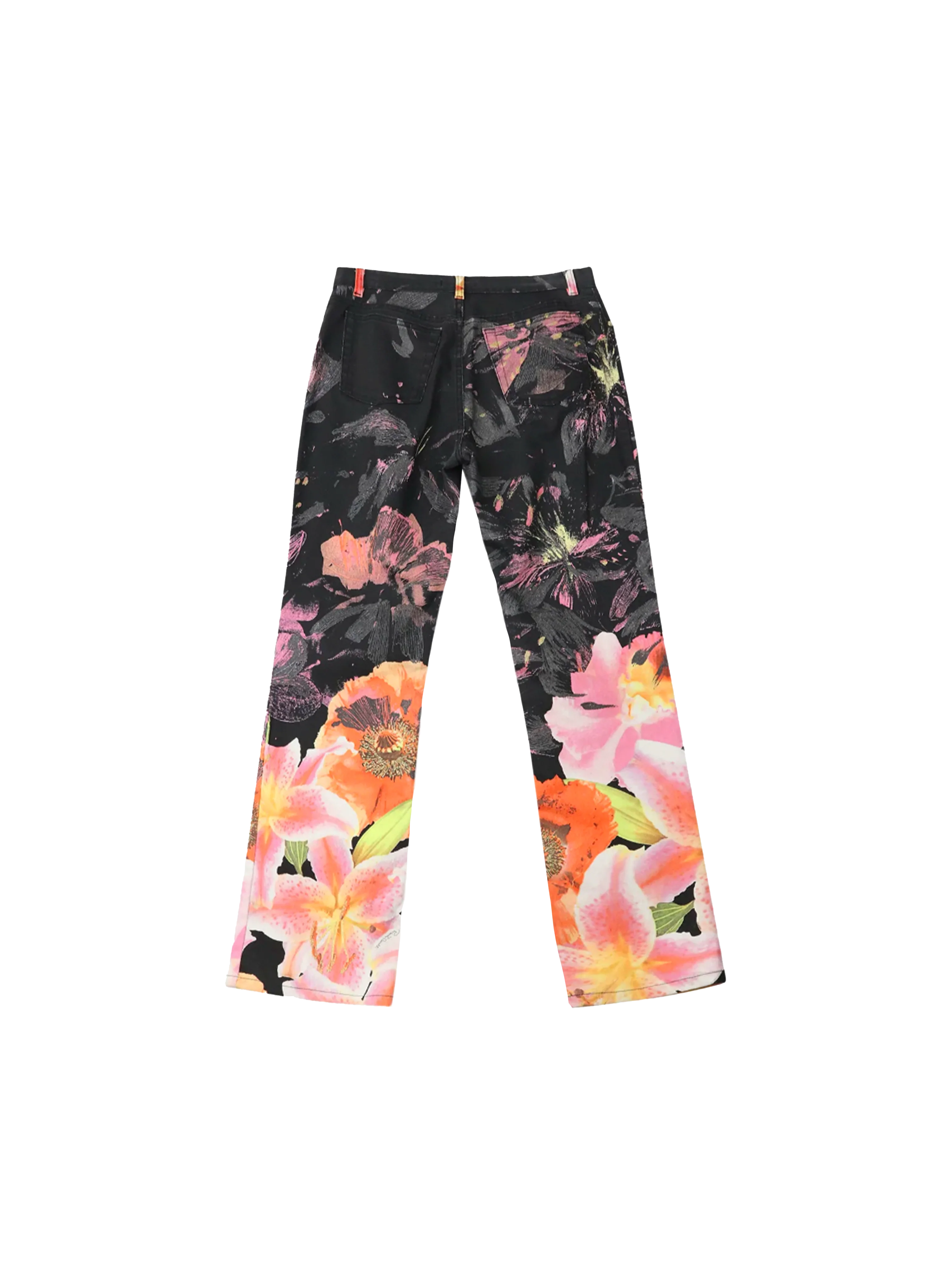 Roberto Cavalli 2000s Floral Pattern Jeans - Image 2