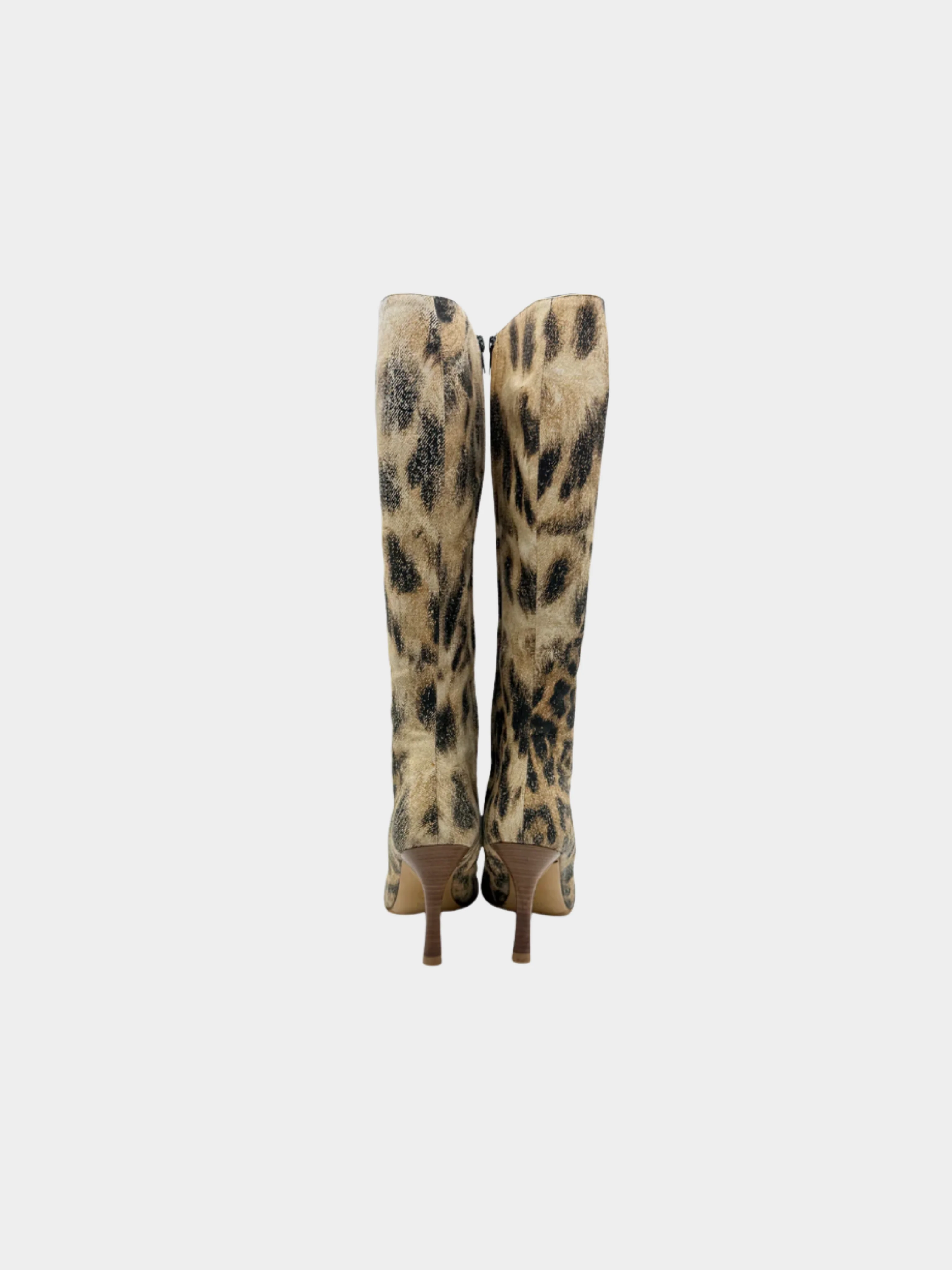 Roberto Cavalli 2000s Leopard Boots - Image 3