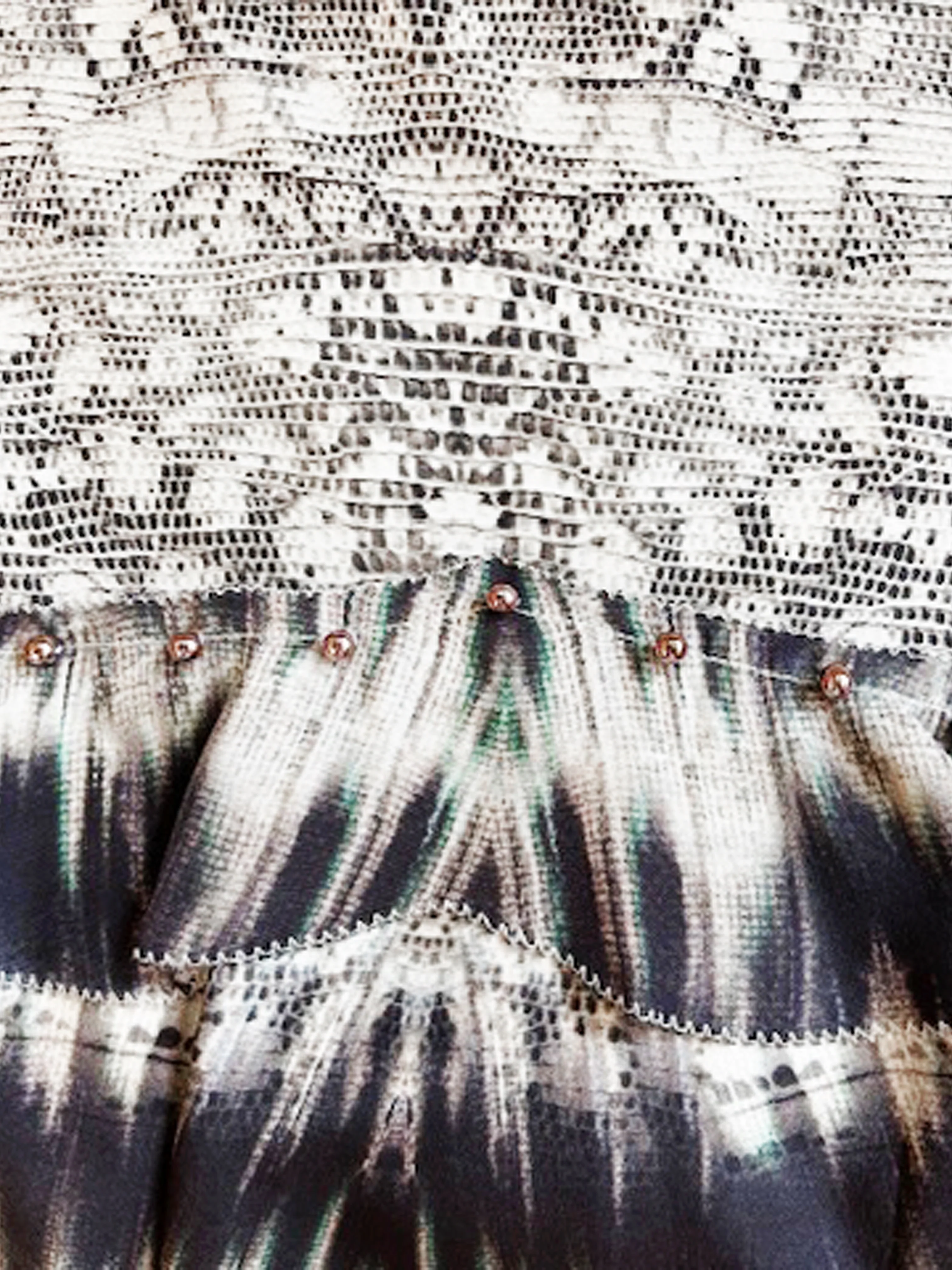 Roberto Cavalli 2000s Python Print Ruffled Silk Skirt - Image 3