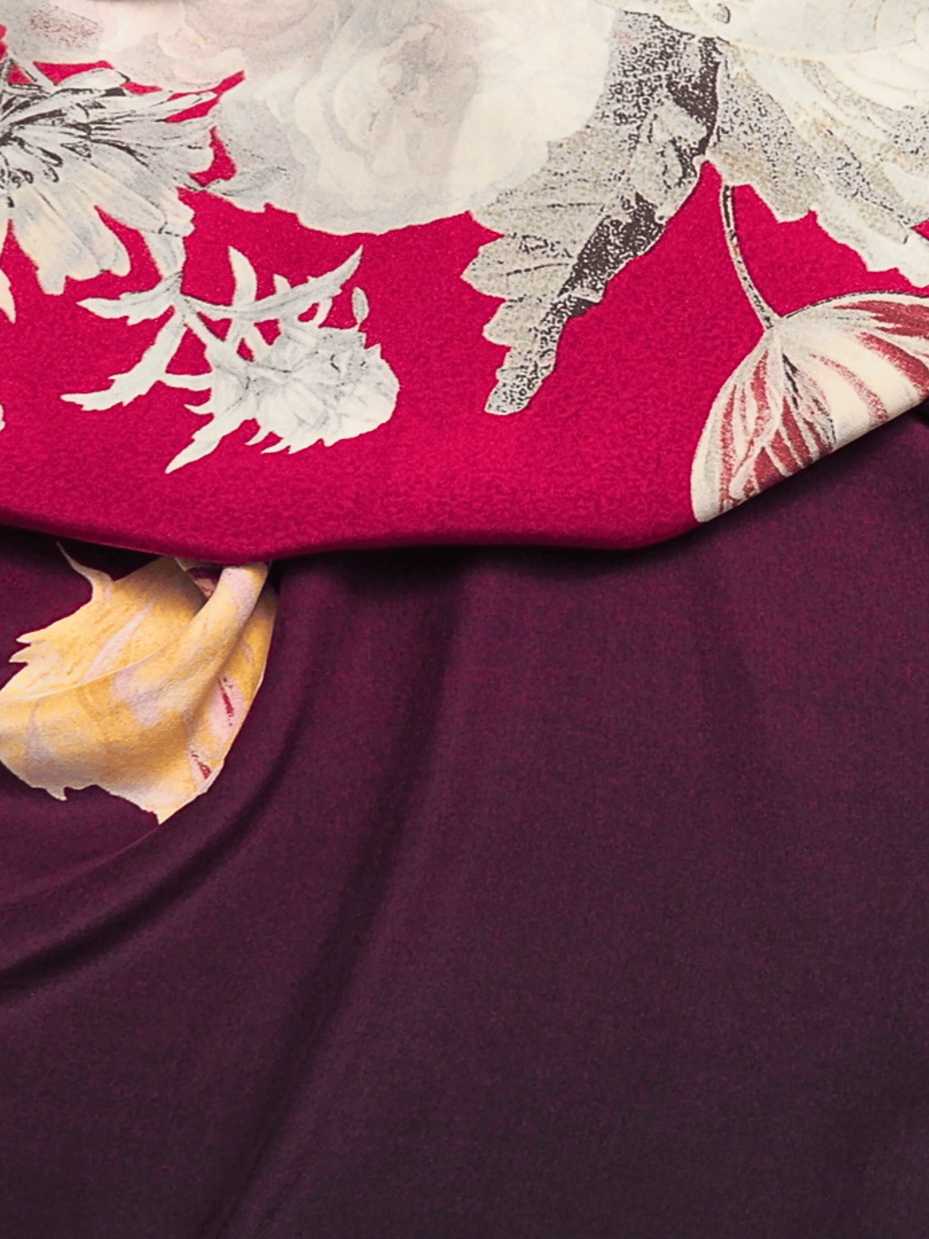 Roberto Cavalli 2000s Red Flower Print Silk Halter Dress - Image 5