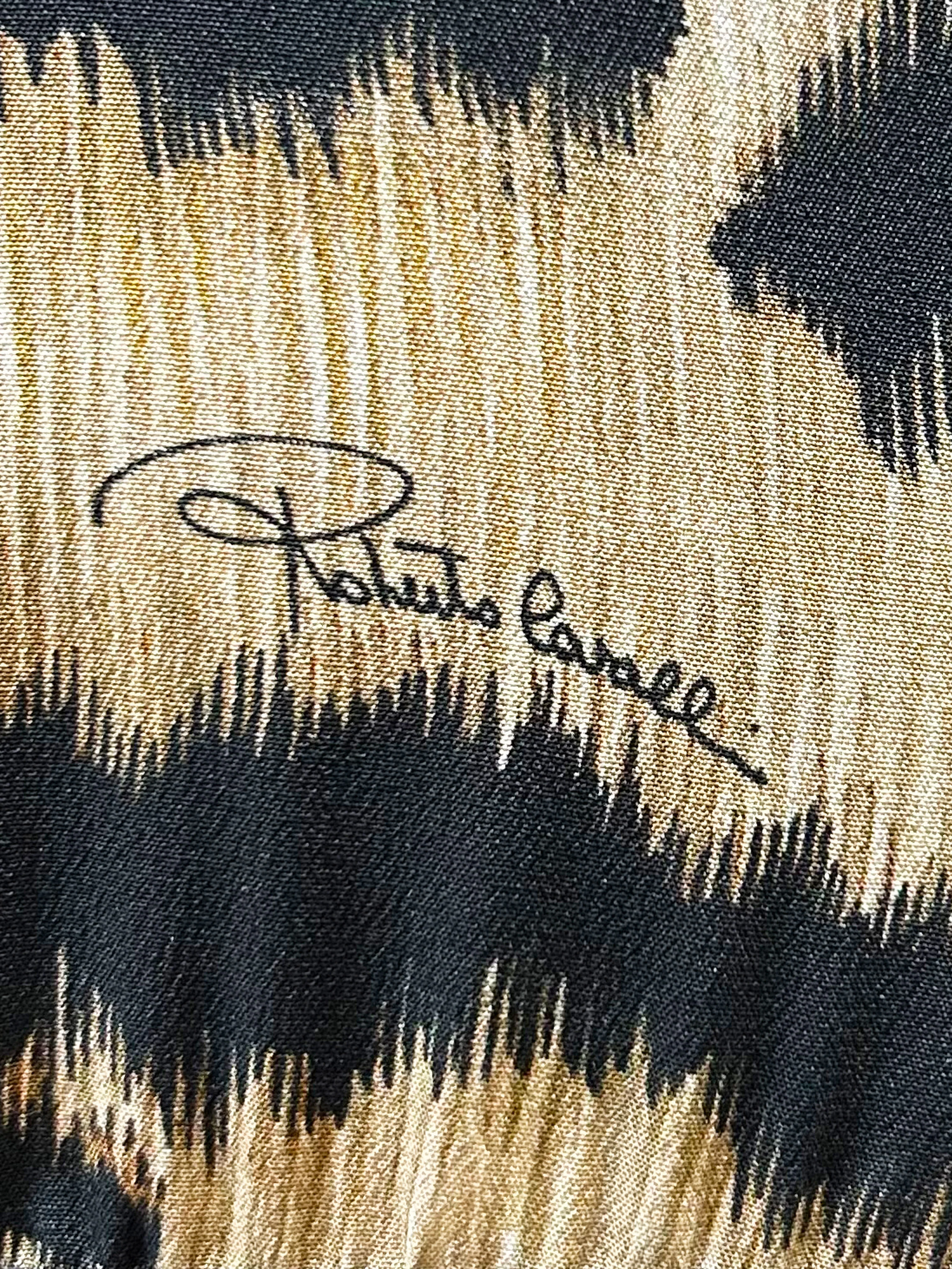 Roberto Cavalli 2000s Tiger Stripe Dress with Pleated Skirt - Image 4