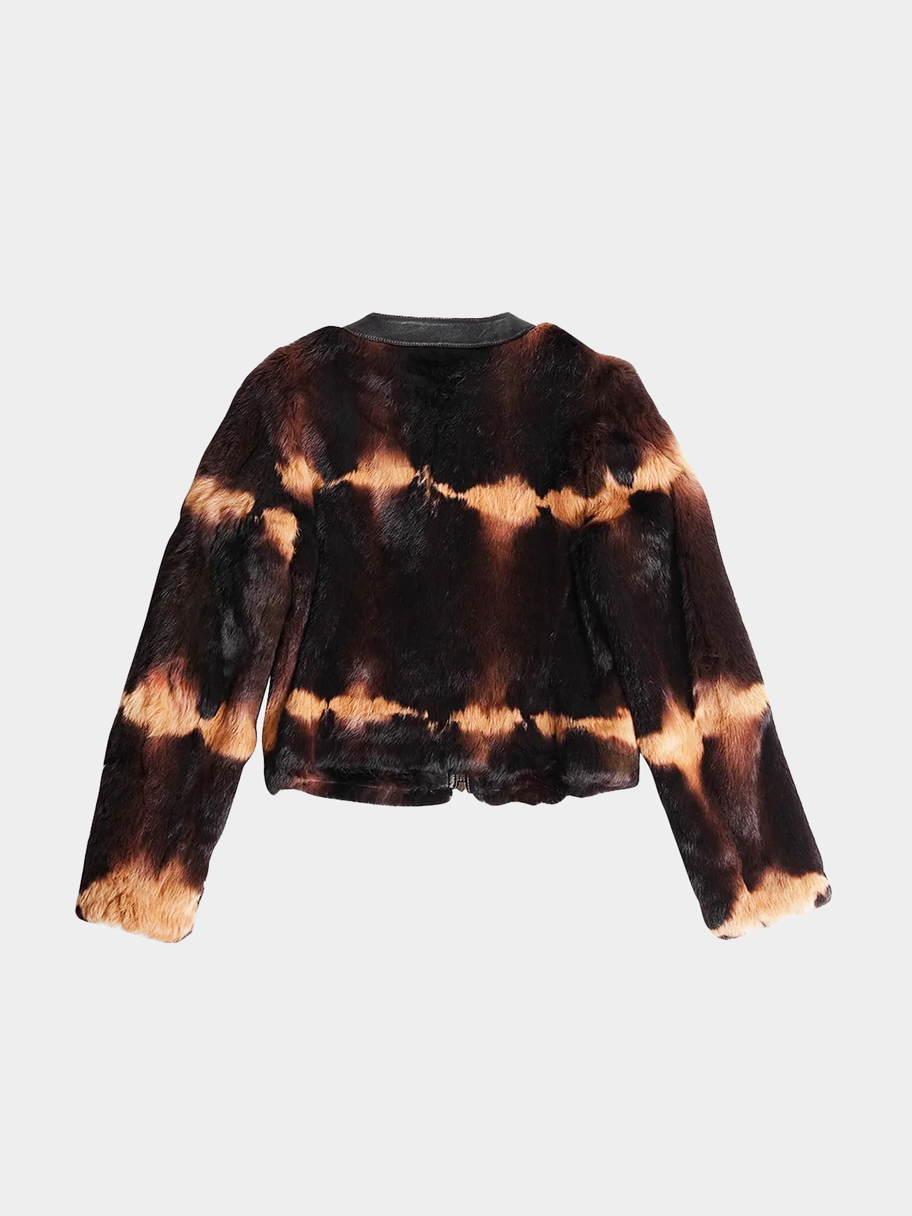 Roberto Cavalli Just Cavalli 2010s Brown Rabbit Fur Jacket - Image 2