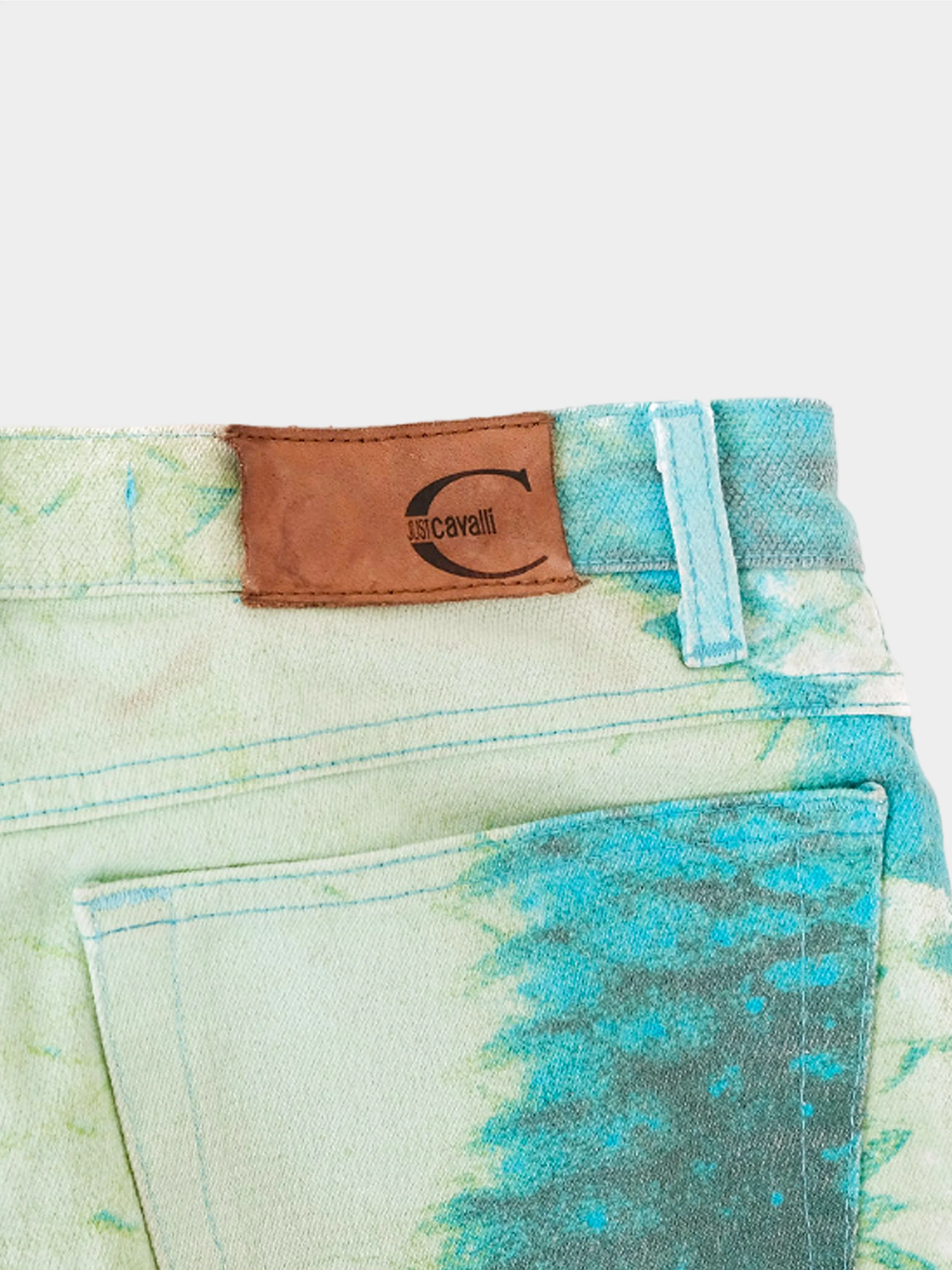 Roberto Cavalli Just Cavalli Early 2000s Python Print Pants - Image 3