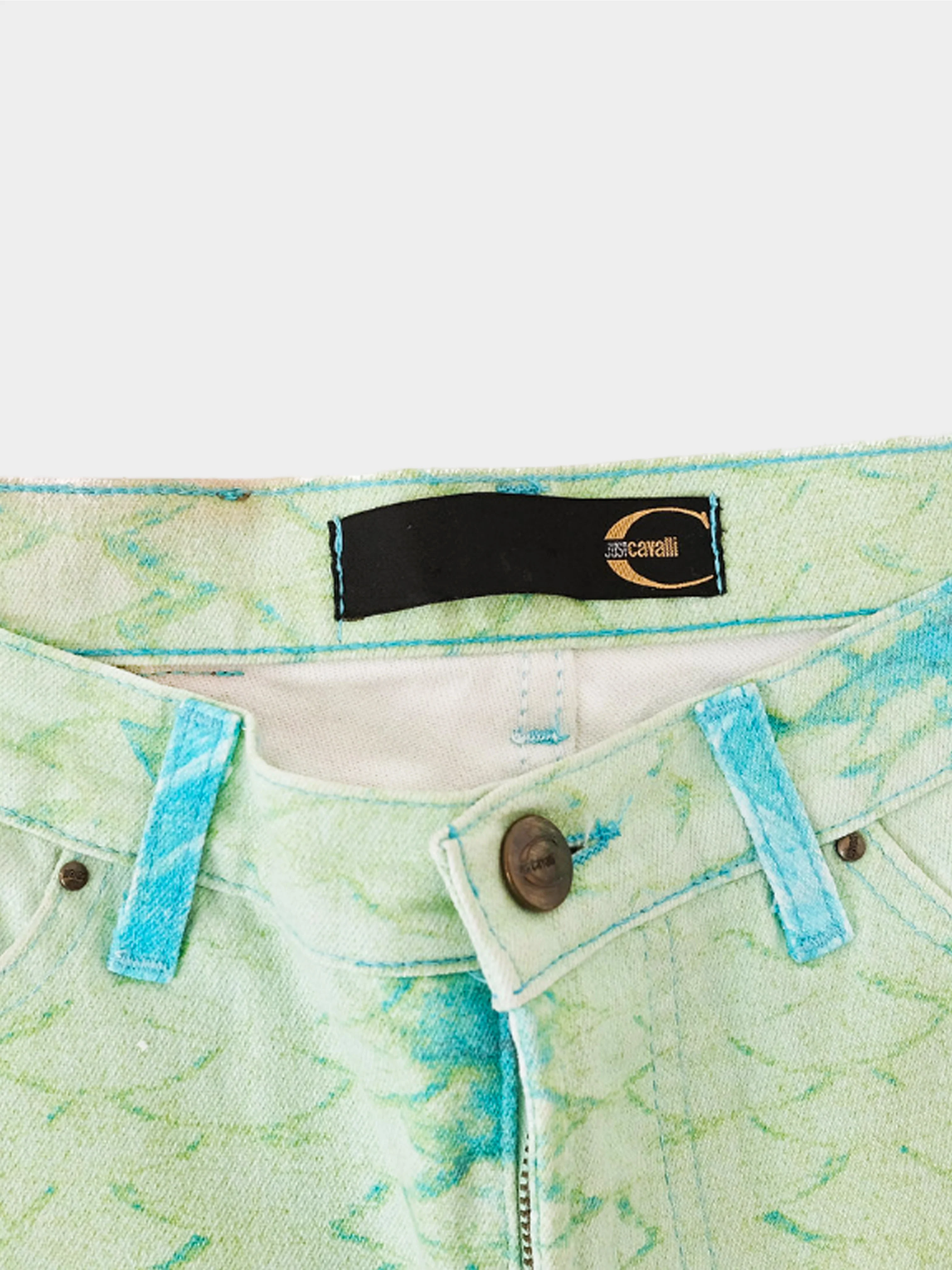 Roberto Cavalli Just Cavalli Early 2000s Python Print Pants - Image 4