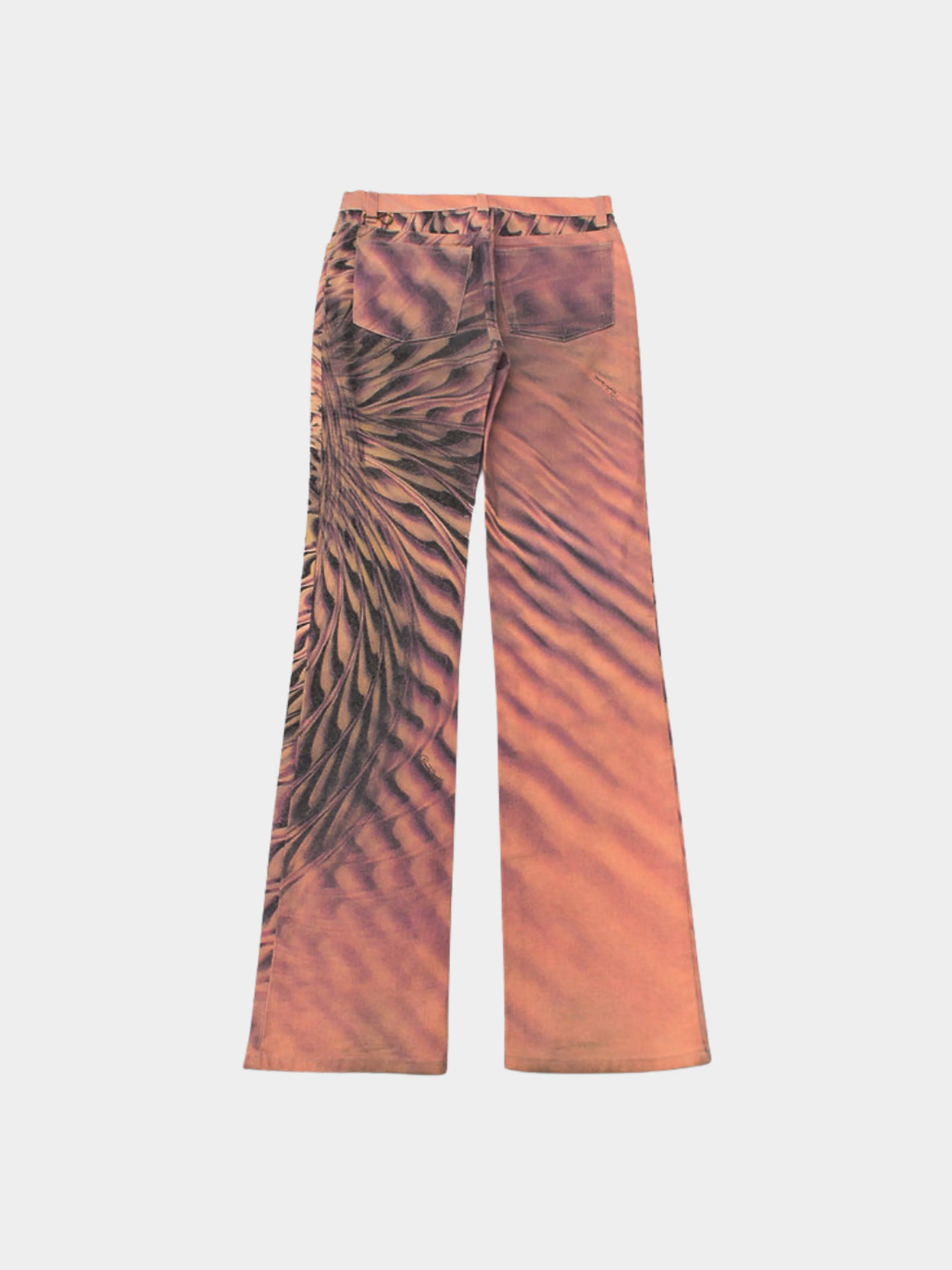Roberto Cavalli SS 2001 Multicoloured Psychedelic Printed Pants - Image 2