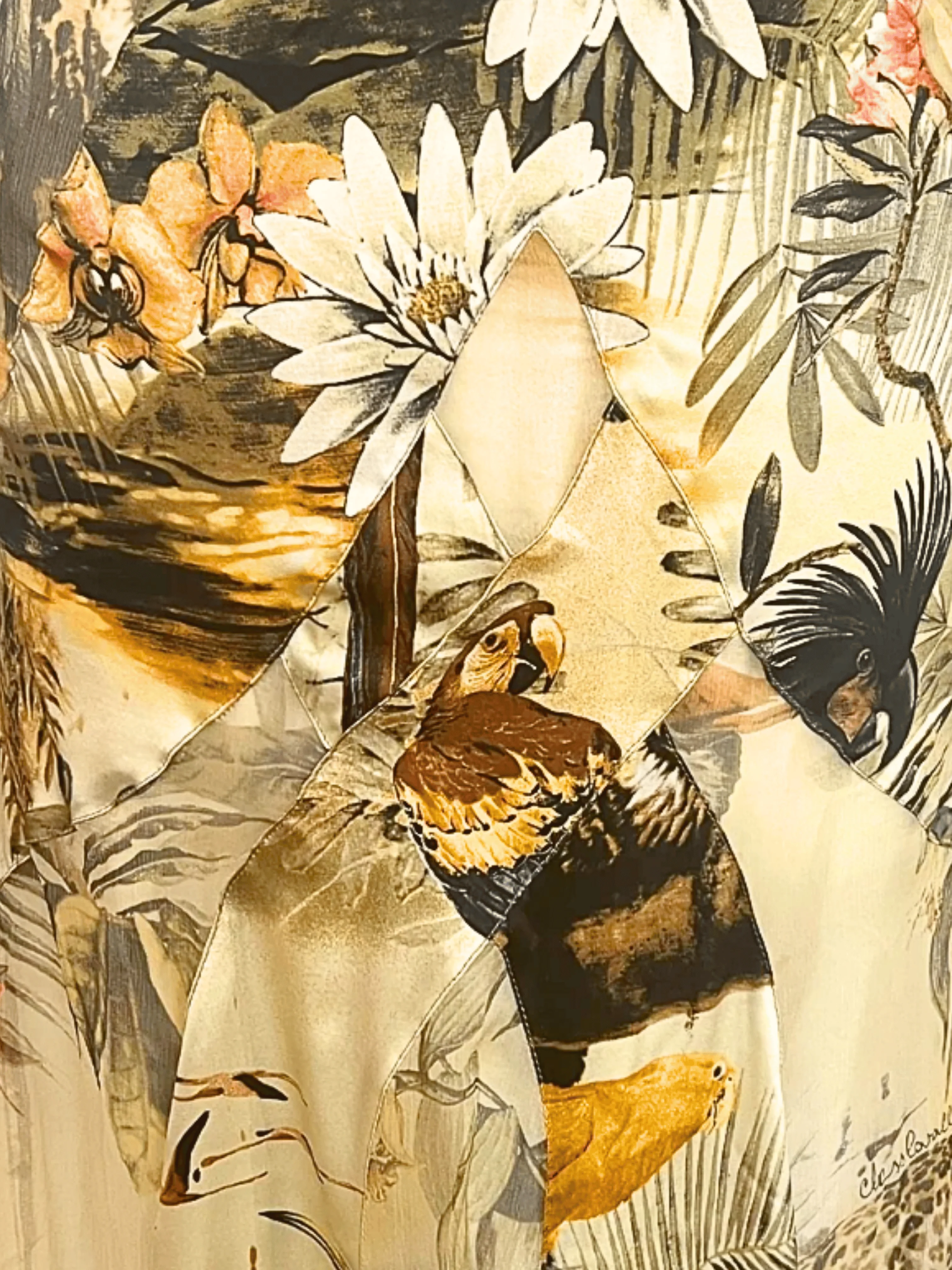 Roberto Cavalli SS 2008 Jungle Print Silk Halterneck Dress - Image 4