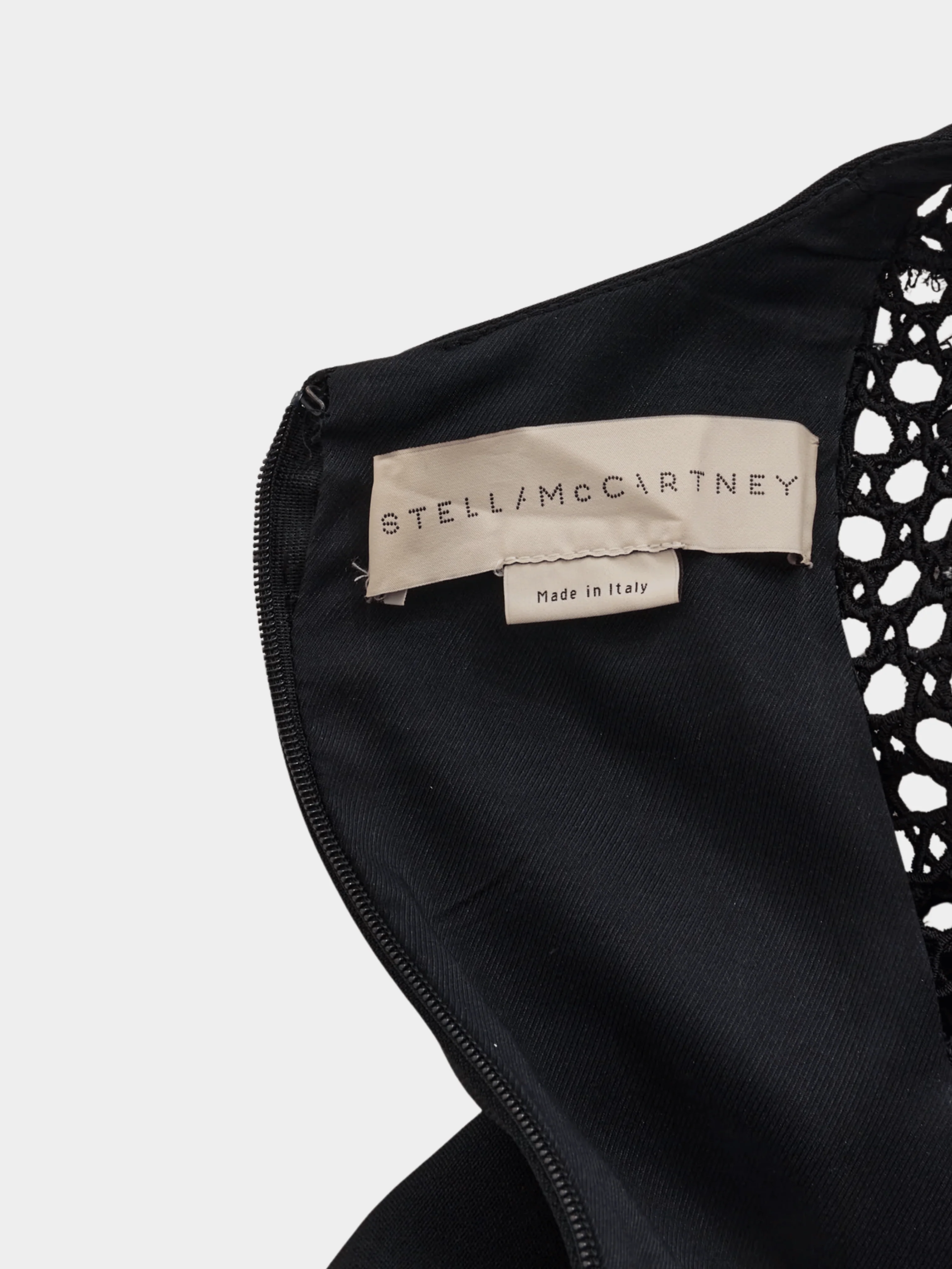 Stella McCartney 2014 Black Rayon Evening Train Dress - Image 4