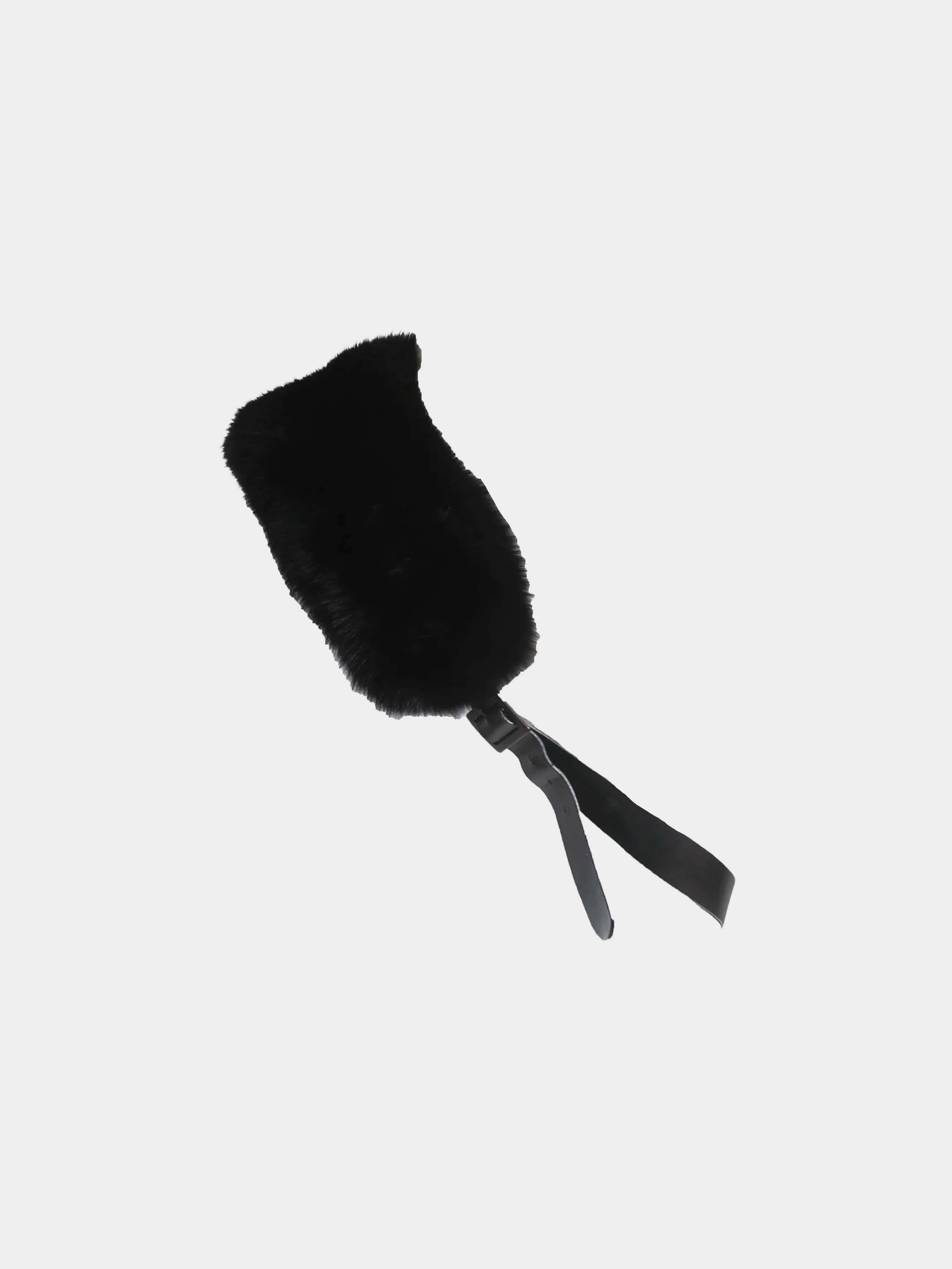 Valentino 1990s Black Fur Etole Body Scarf - Image 2
