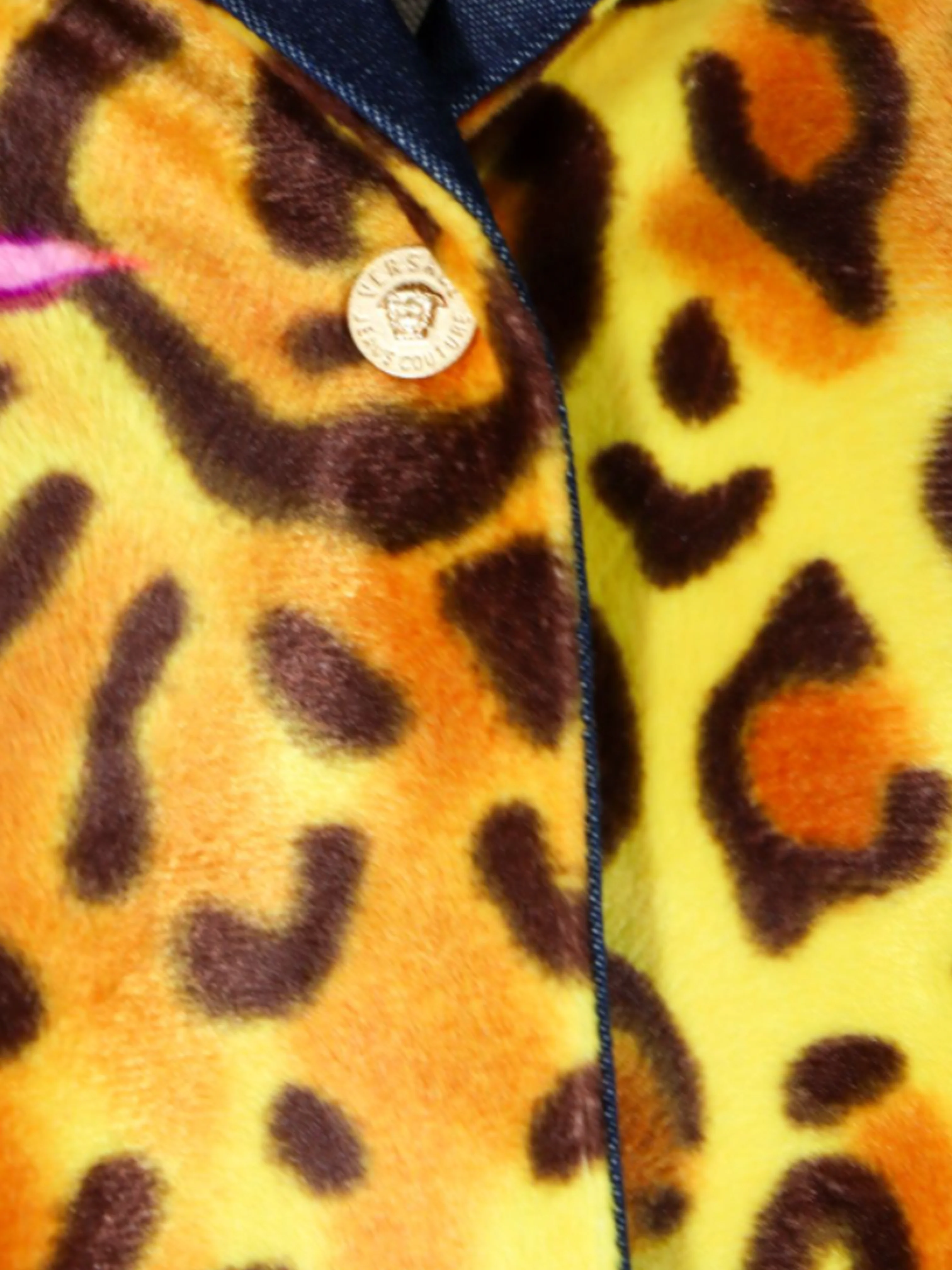 Versace Jeans Couture 2000s Leopard and Floral Print Blazer and Skirt Set - Image 6