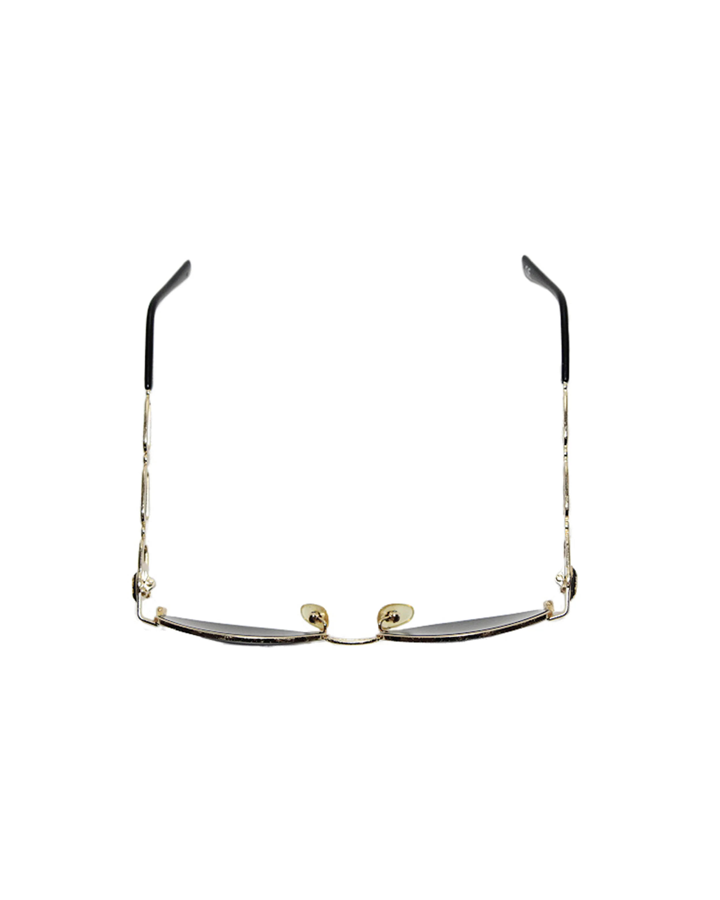 Versace 2000s Rare Gold Coin Spiral Sunglasses - Image 4