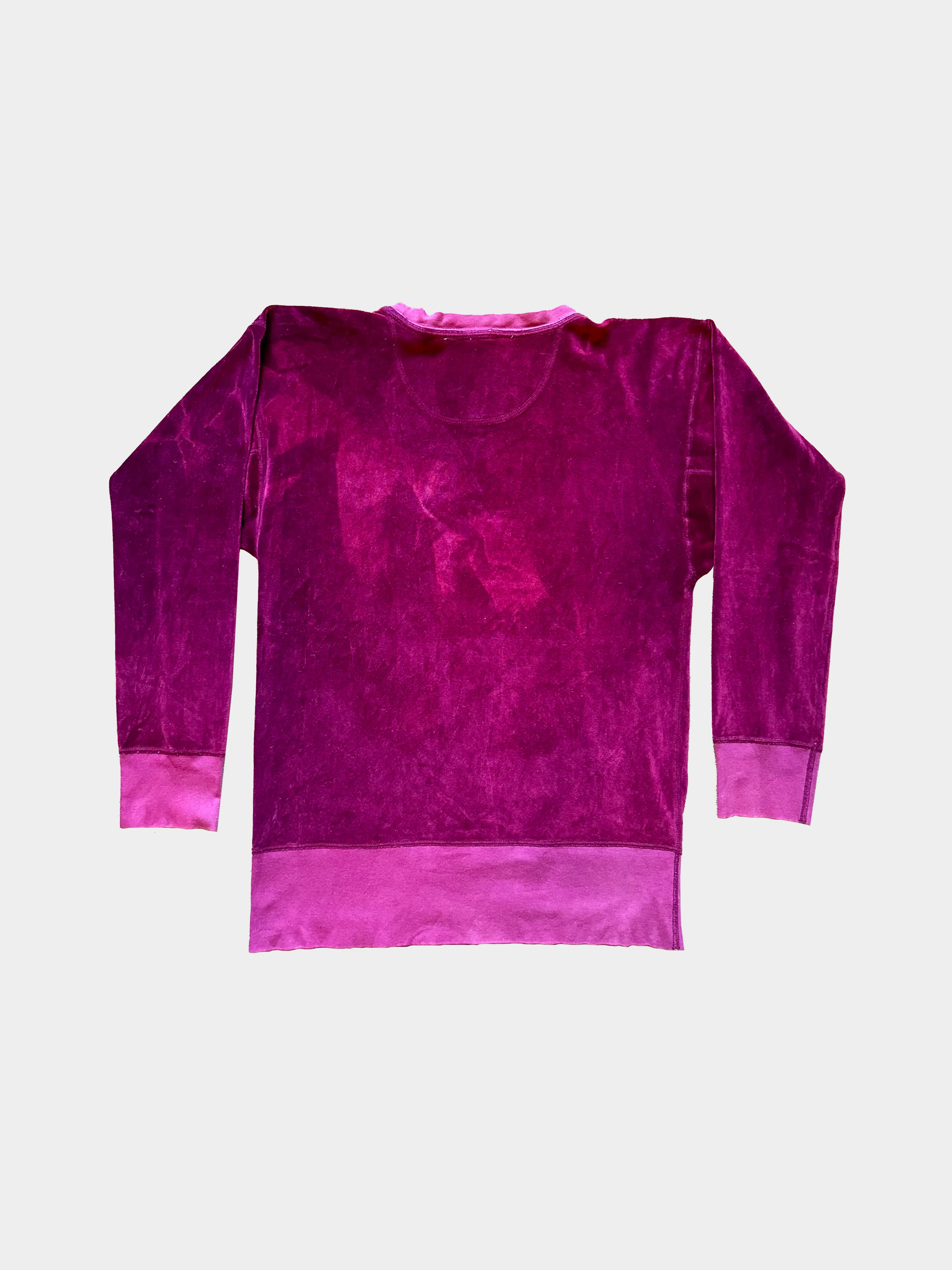 Vivienne Westwood 2000s Velour Violet Orb Sweater - Image 2