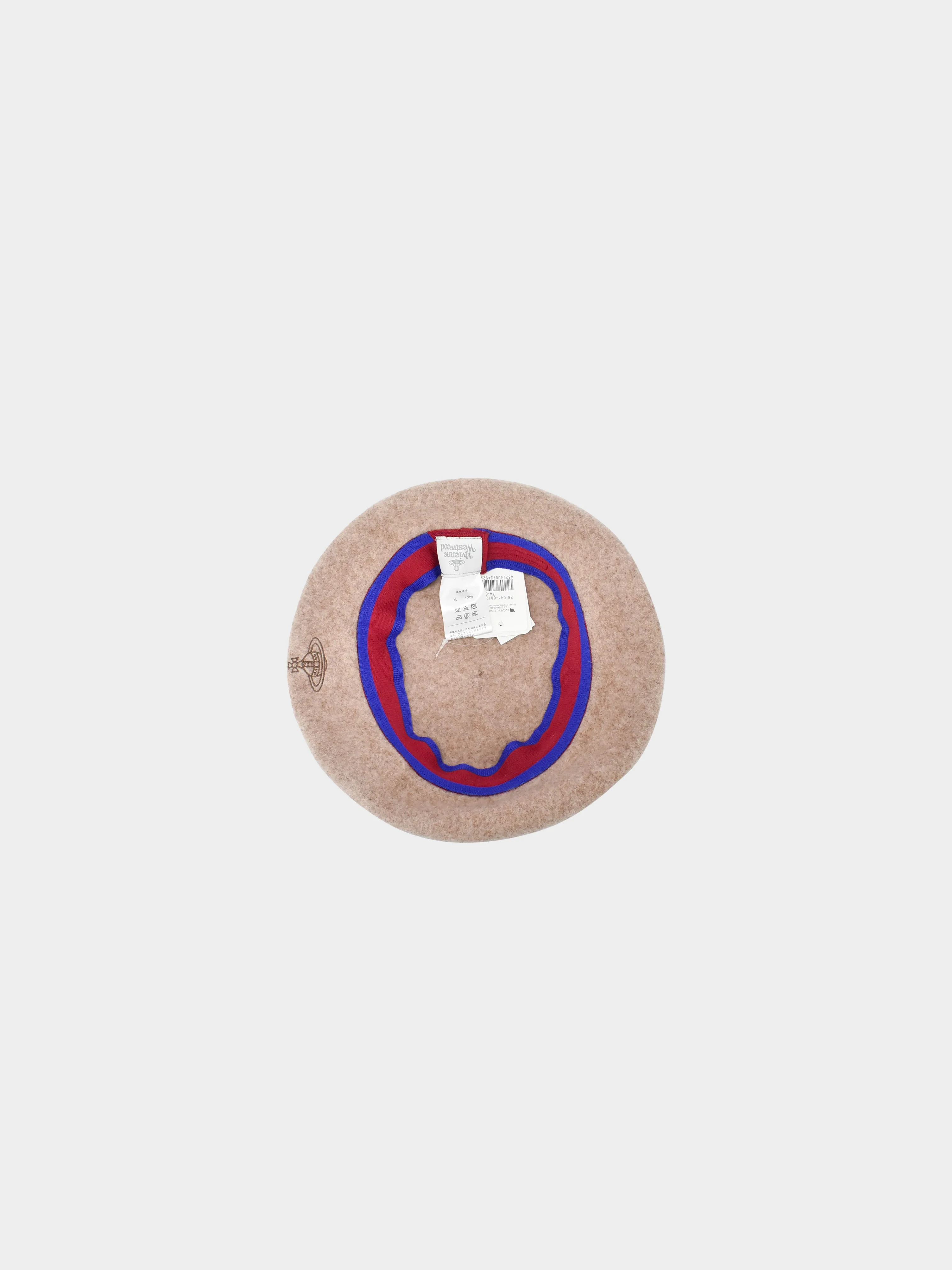 Vivienne Westwood 2010s Beige Orb Beret - Image 4