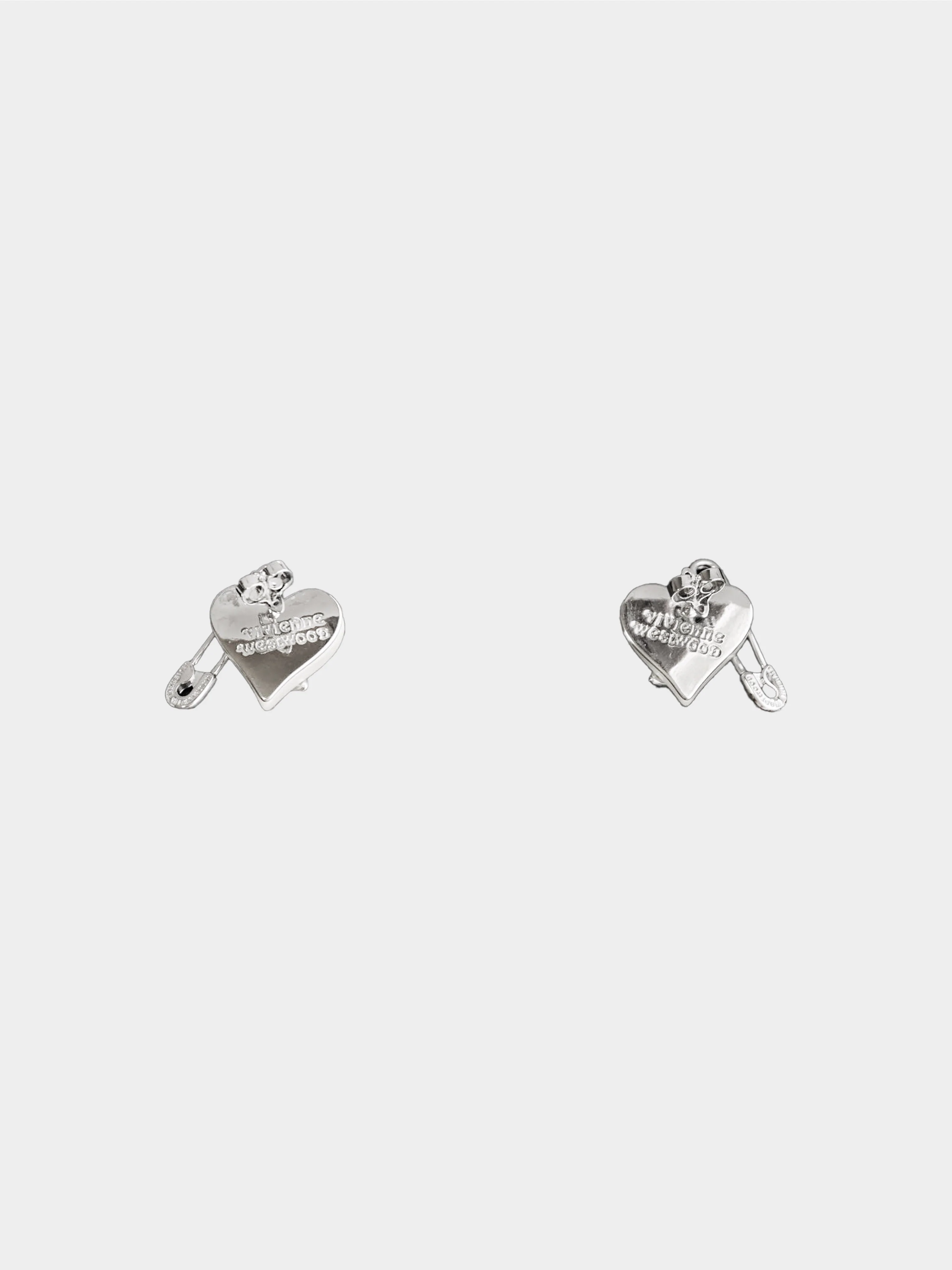 Vivienne Westwood 2010s Orietta Pearl Safety Pin Earrings - Image 2
