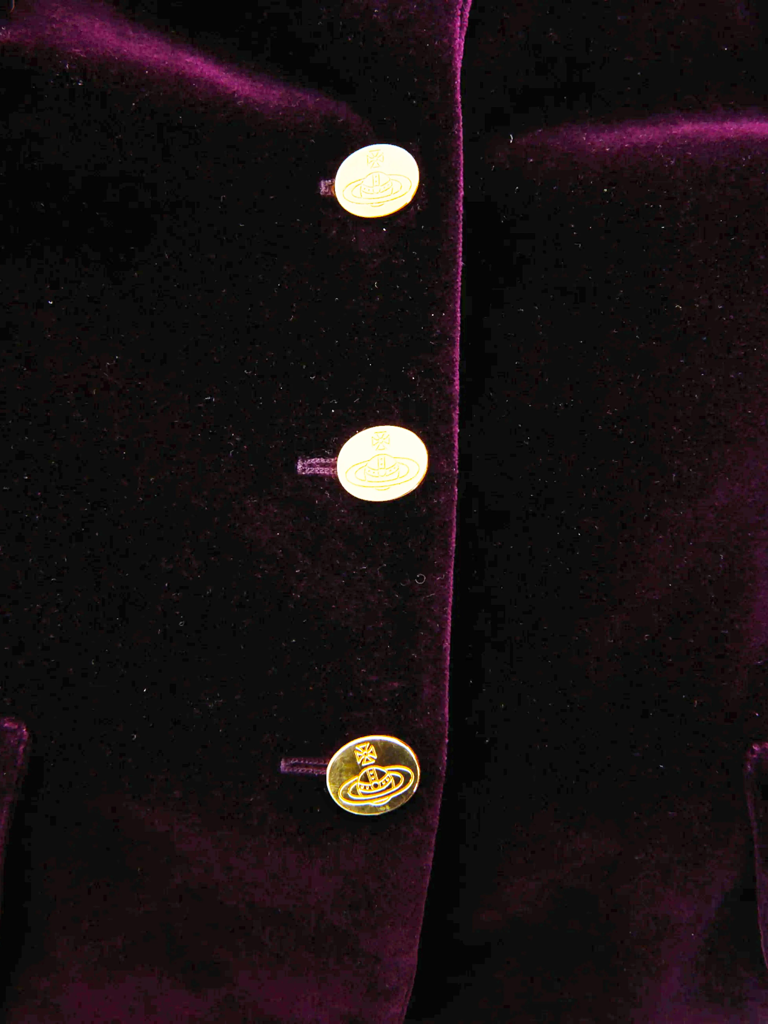 Vivienne Westwood FW 1992 Dark Purple Velvet ‘Bettina’ Peplum Jacket - Image 5