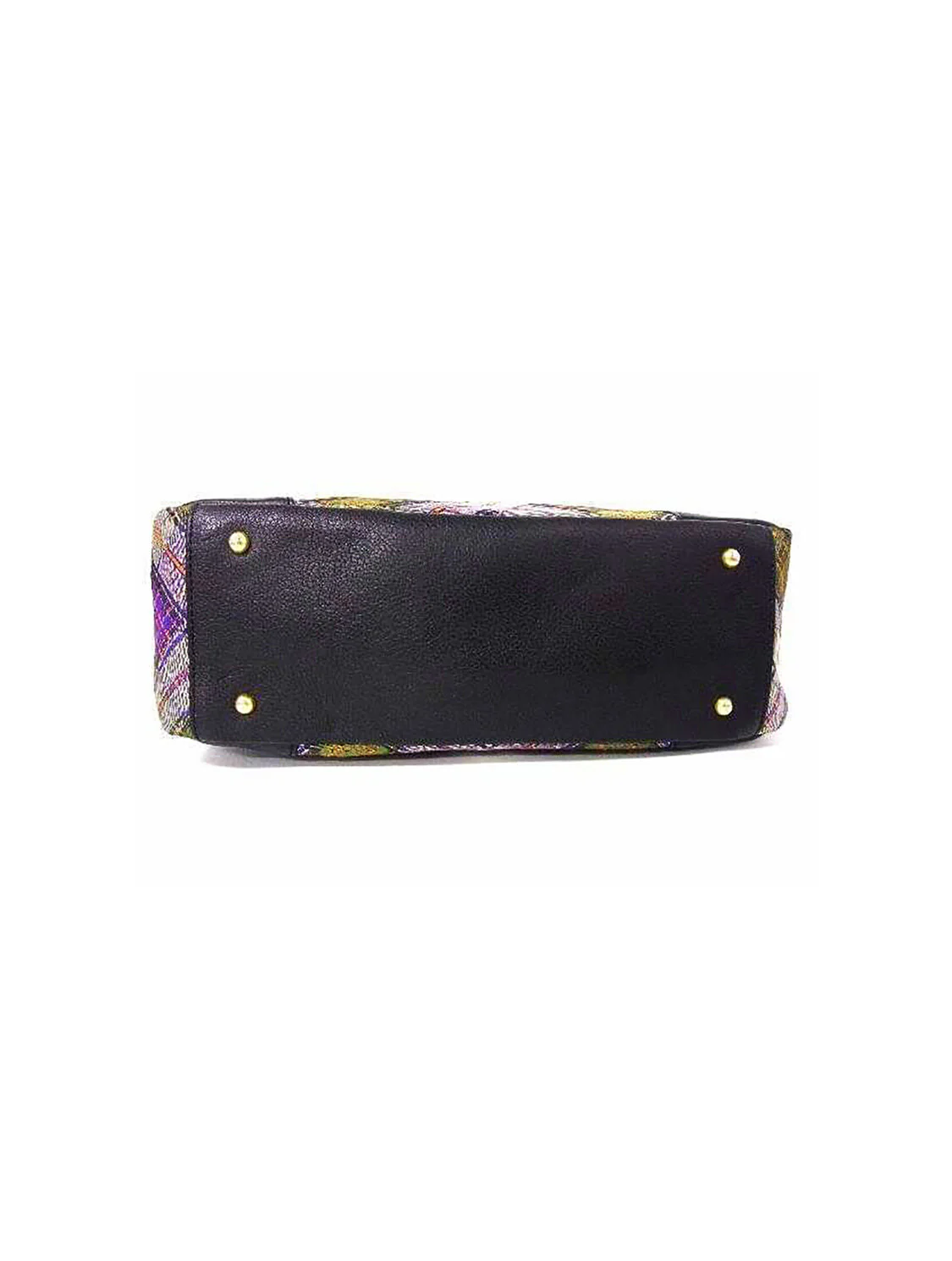 Vivienne Westwood 2000s Purple Tartan Wool Bag - Image 5