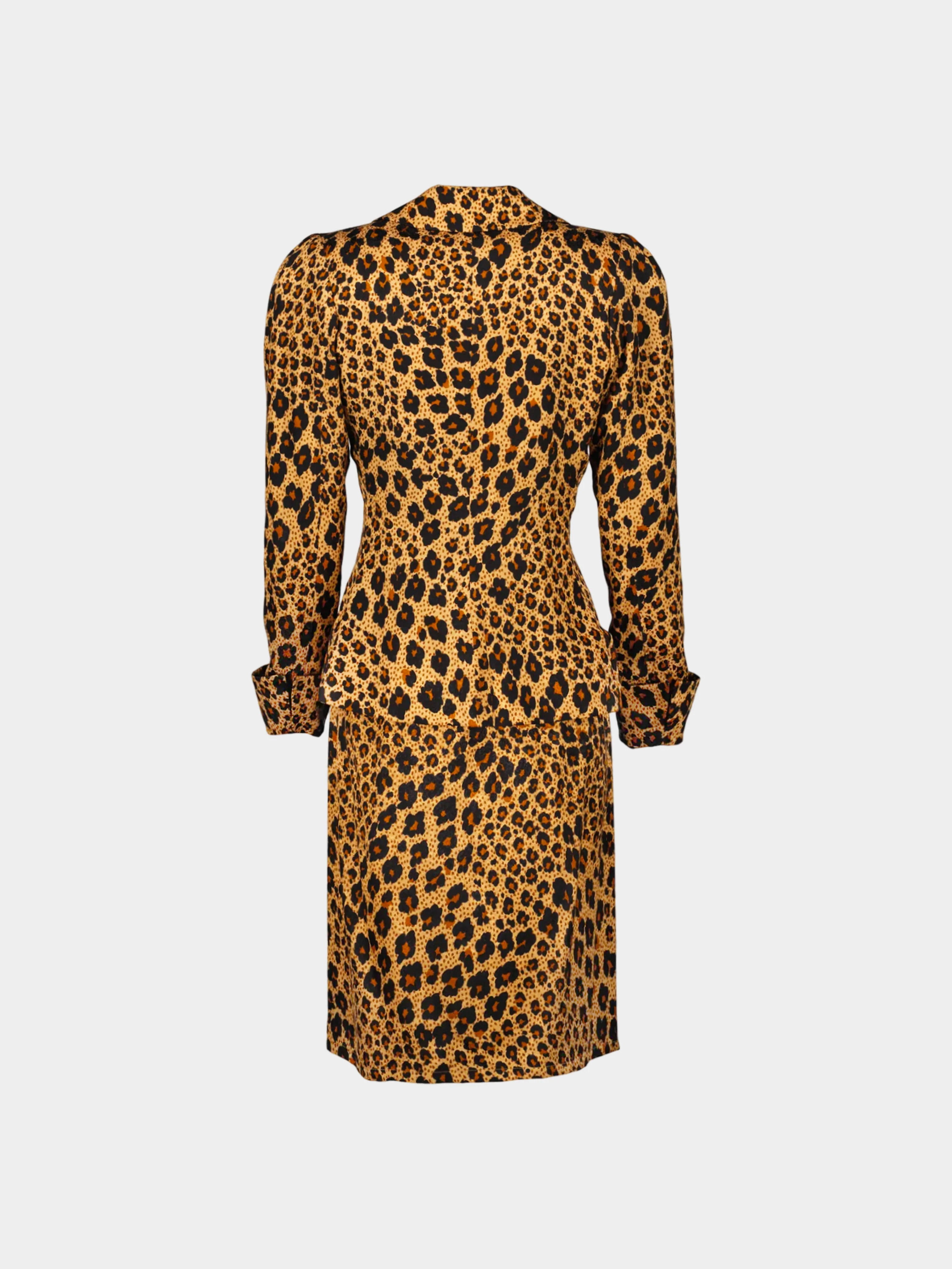 Yves Saint Laurent 1986 Vintage Leopard Set - Image 2