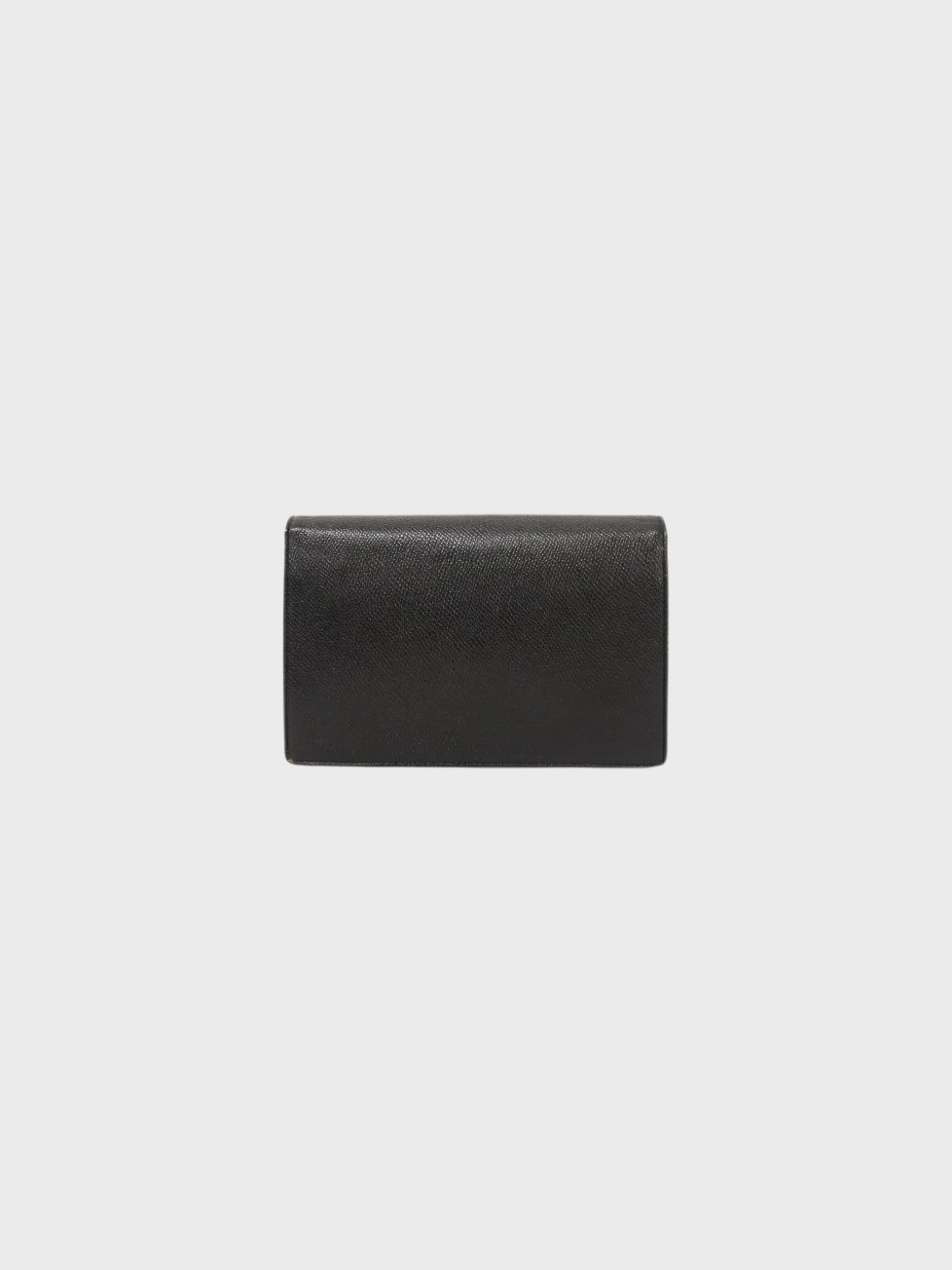 Yves Saint Laurent 2000s Black Leather Logo Studs Shoulder Bag - Image 2
