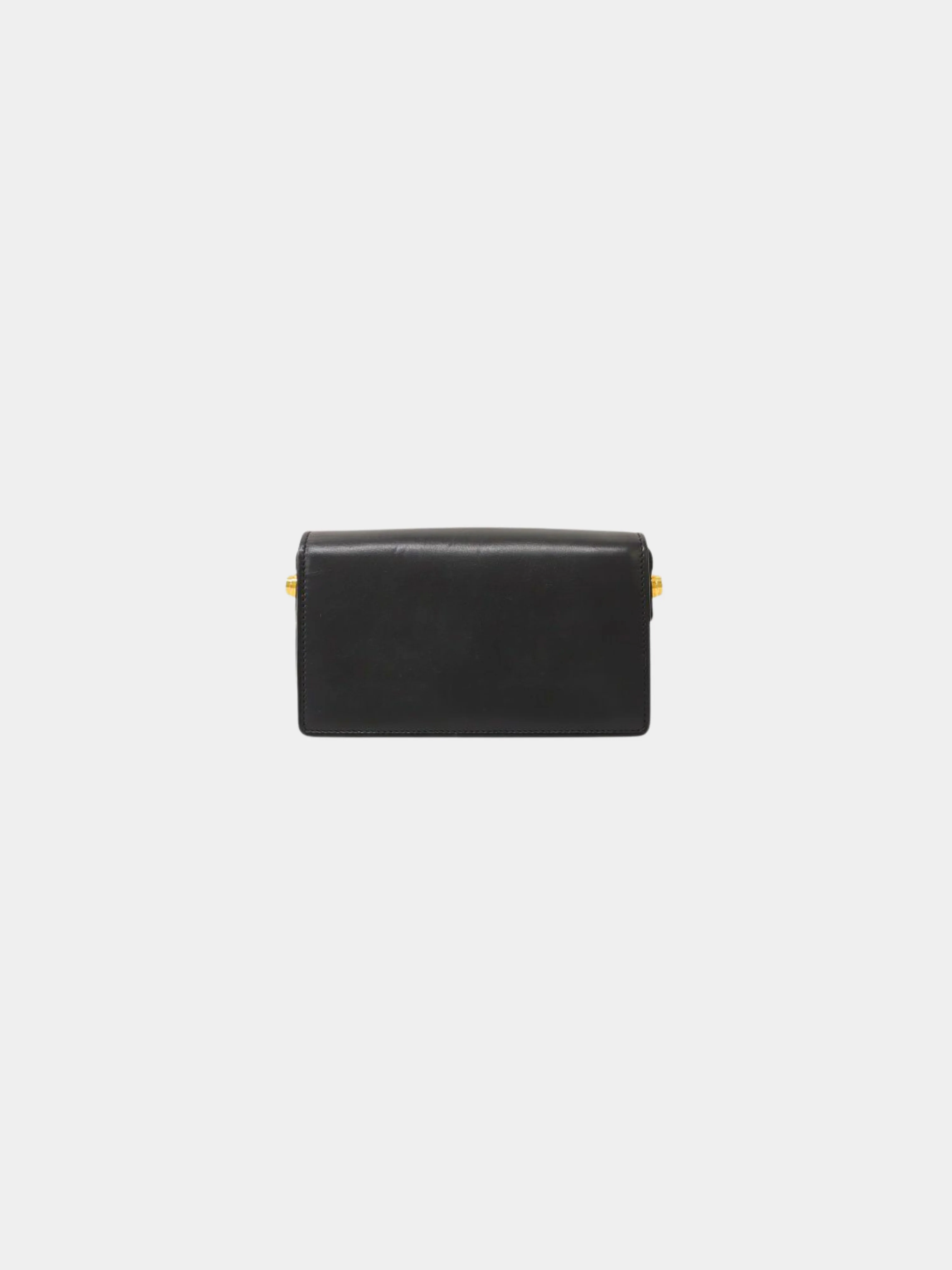 Yves Saint Laurent 2000s Black Loulou Leather Suede Shoulder Bag - Image 2