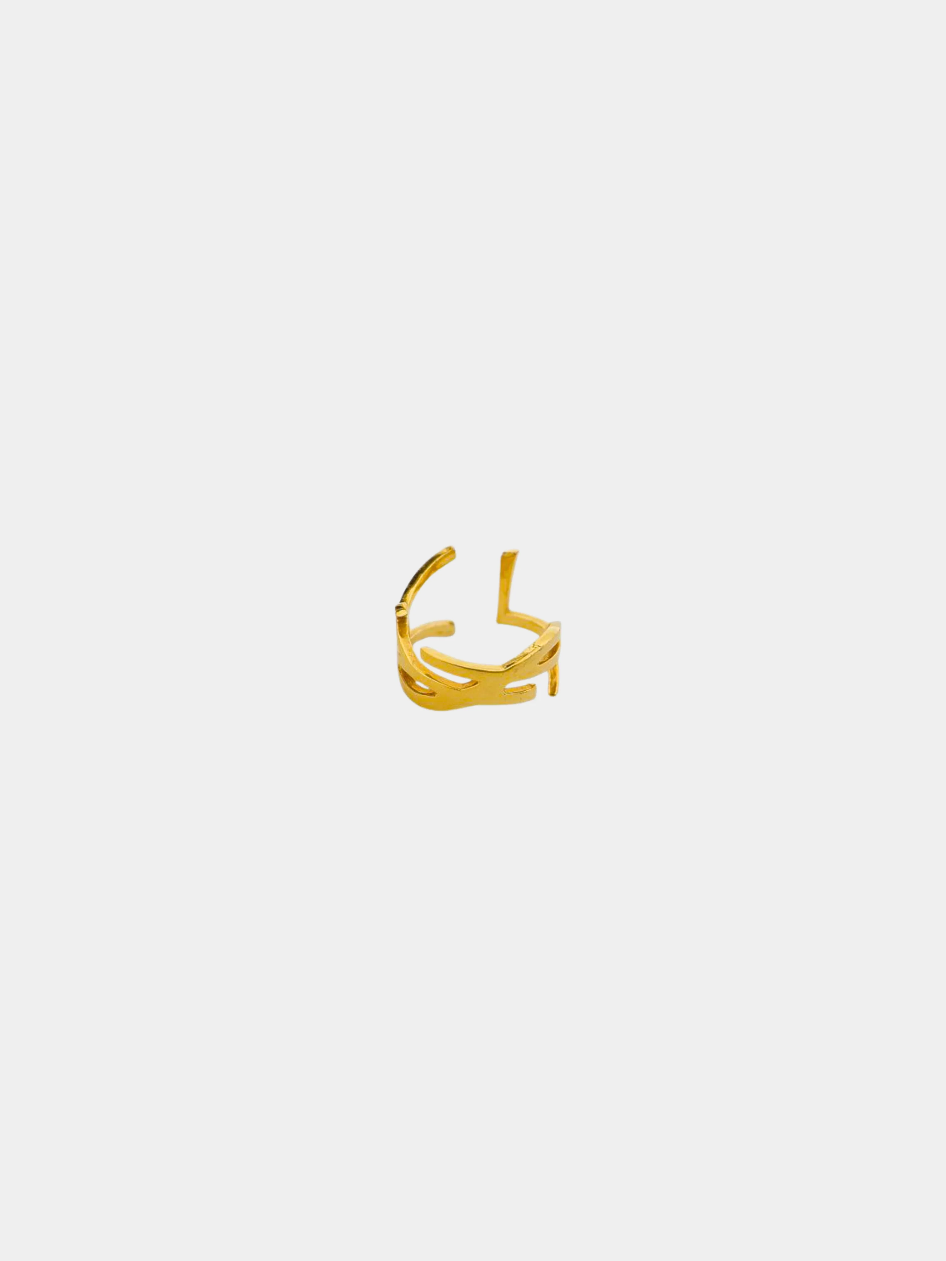 Yves Saint Laurent 2000s Gold Opium Twist Ring