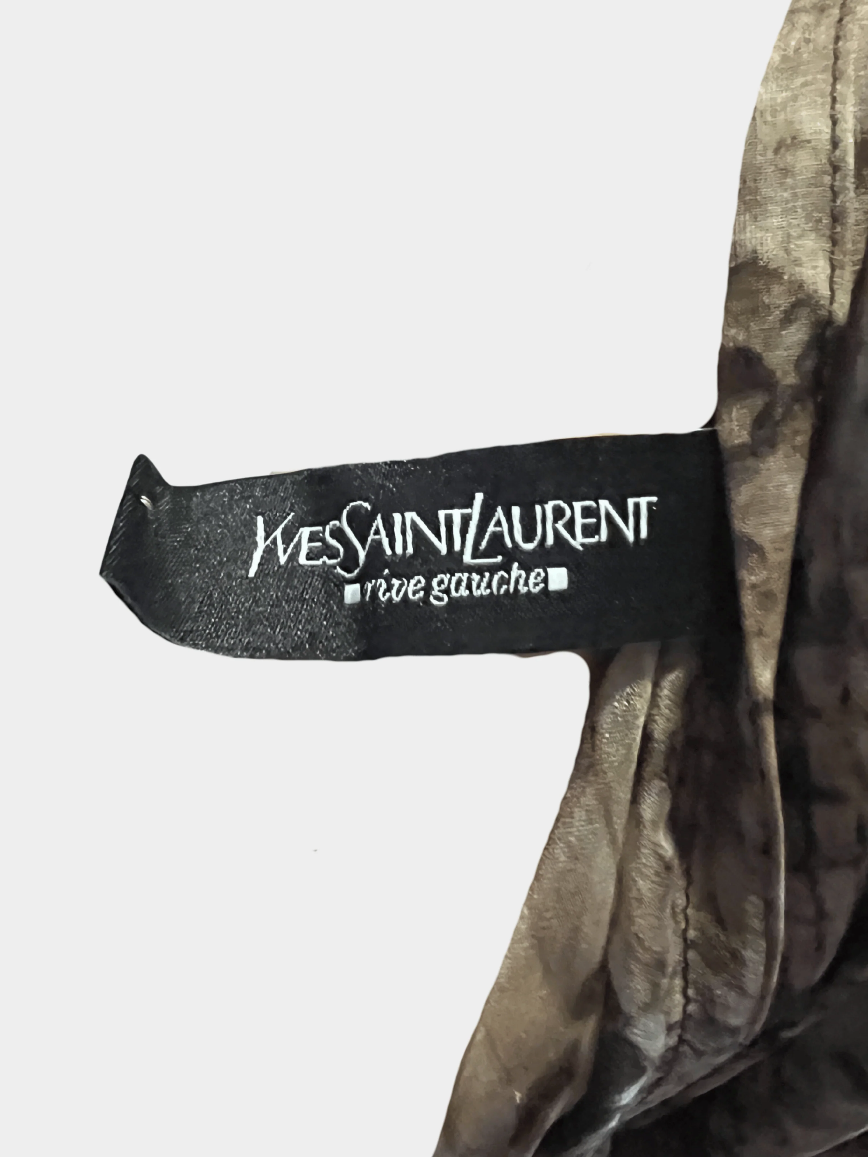 Yves Saint Laurent 2000s Rive Gauche Brown Snakeskin Poncho - Image 3