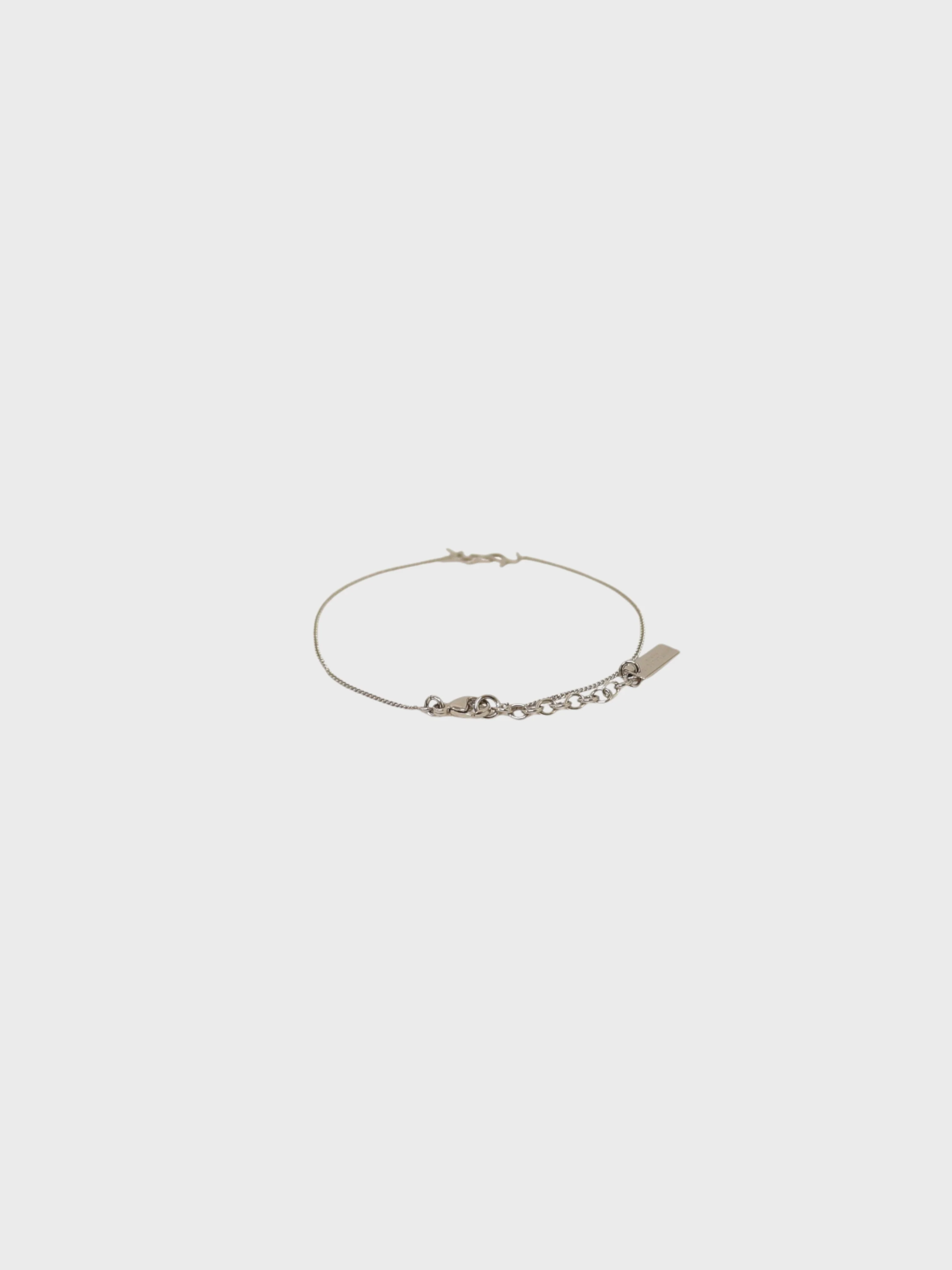Yves Saint Laurent 2016 Silver Plated Metal Cassandra Bracelet - Image 3