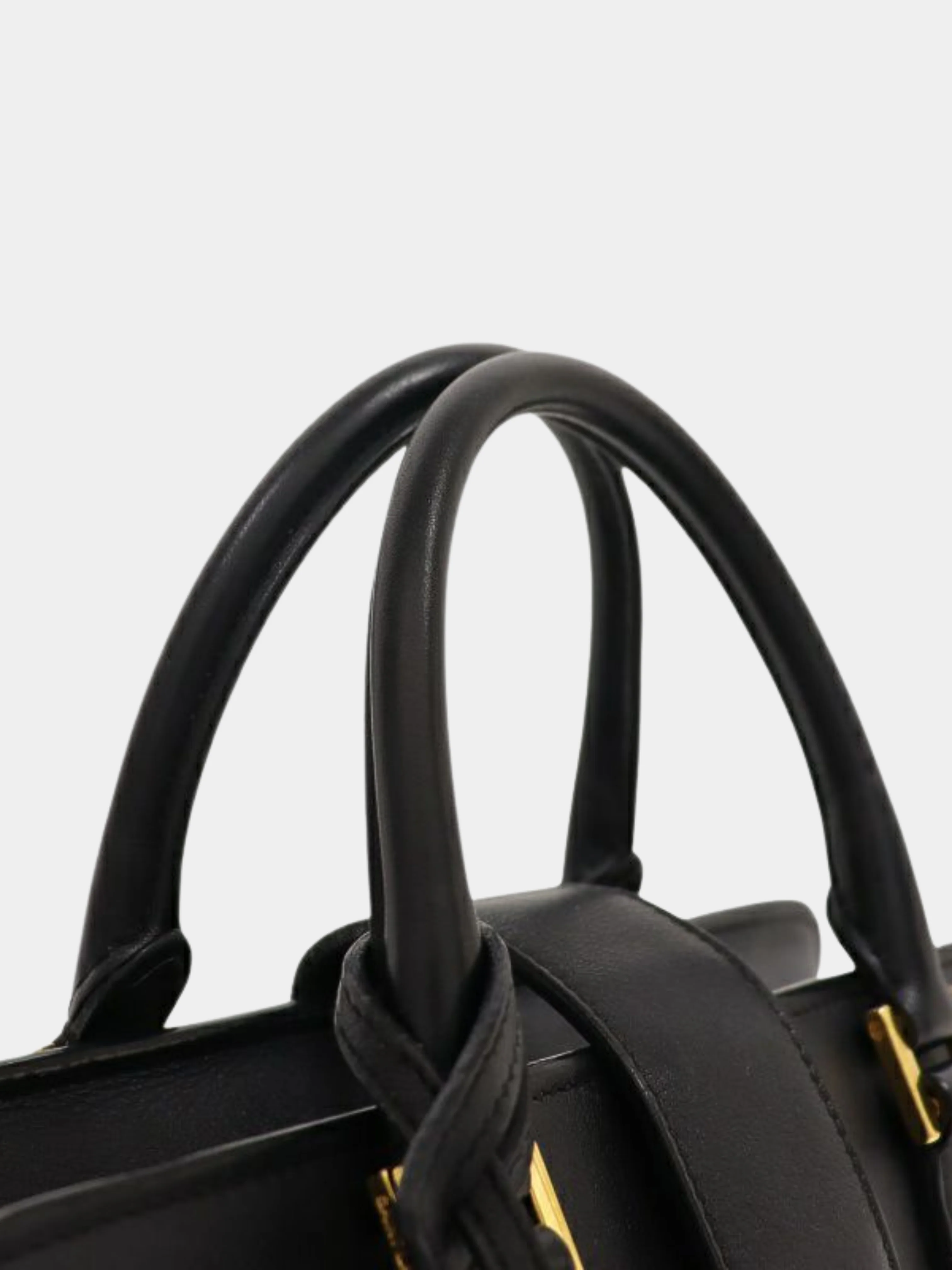 Yves Saint Laurent 2010s Black Baby Cabas Bag - Image 5