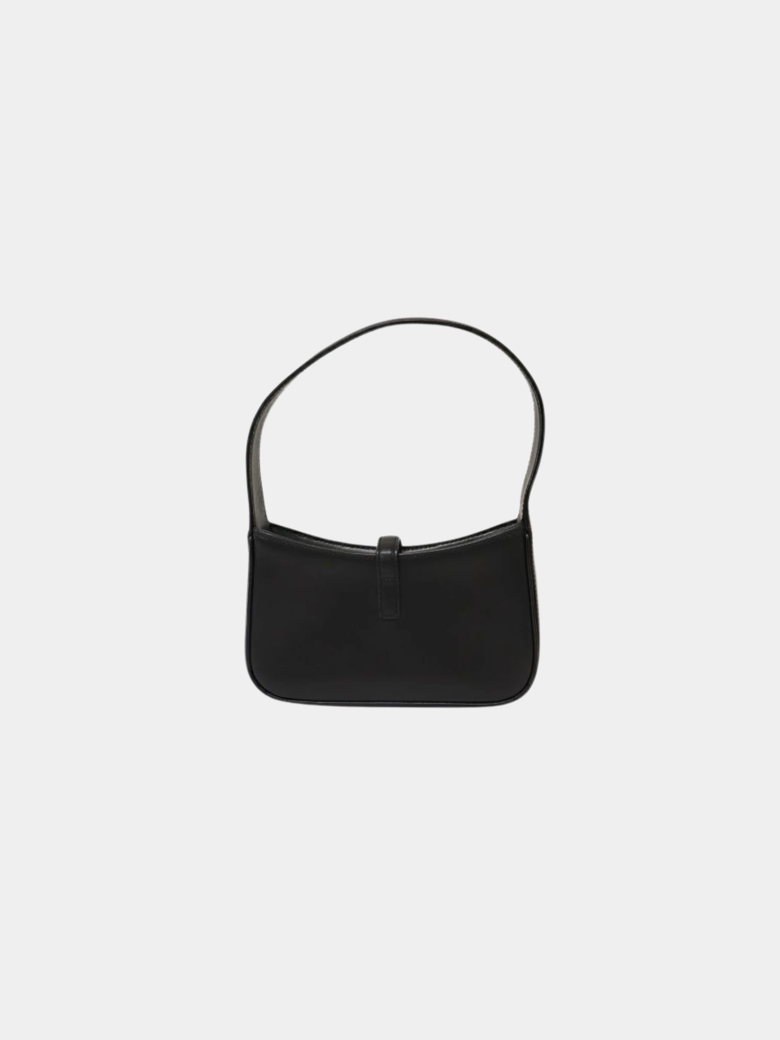 Yves Saint Laurent 2020s Black Leather Le 5 à 7 Mini Hobo Bag - Image 2