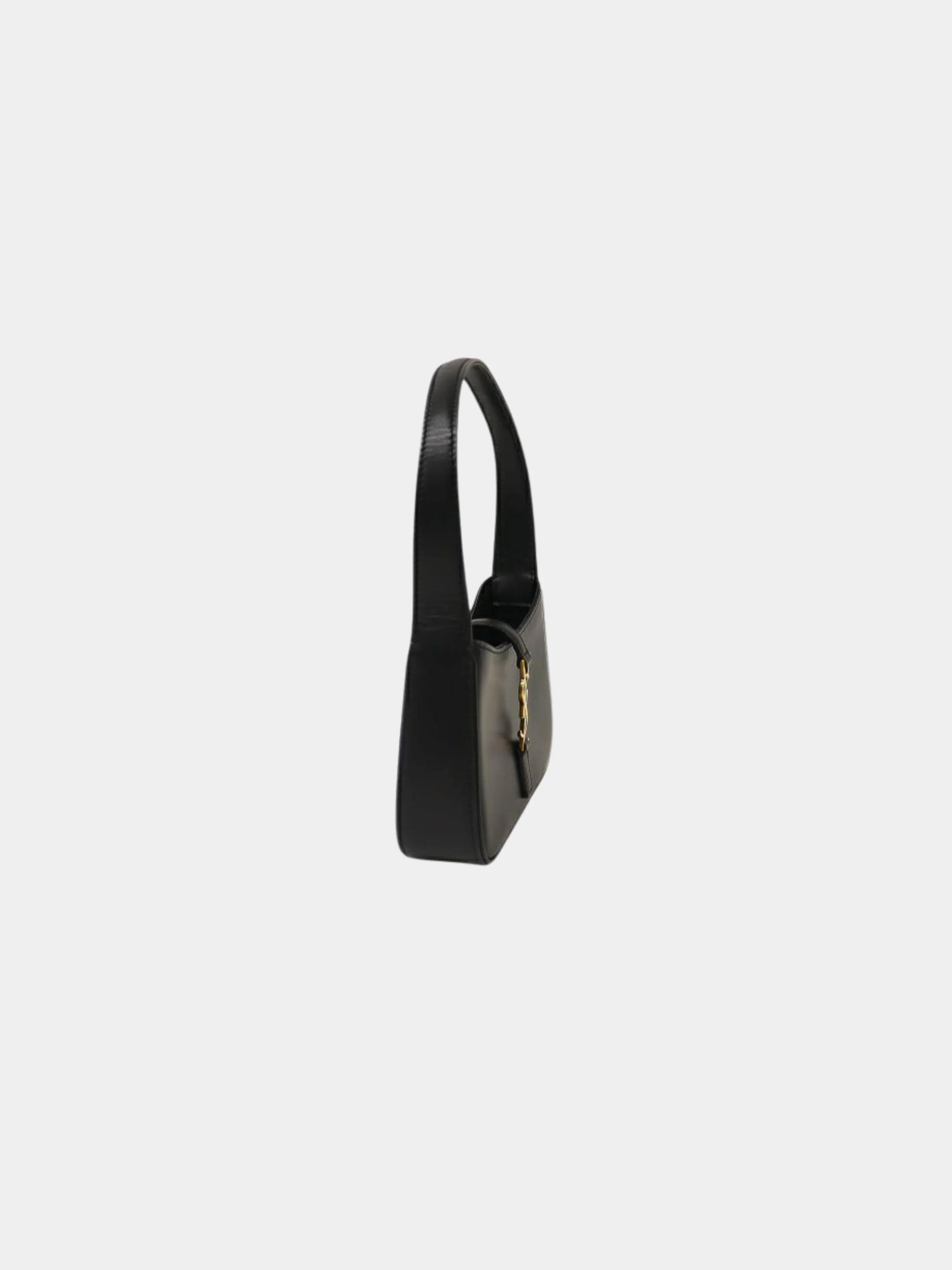 Yves Saint Laurent 2020s Black Leather Le 5 à 7 Mini Hobo Bag - Image 3