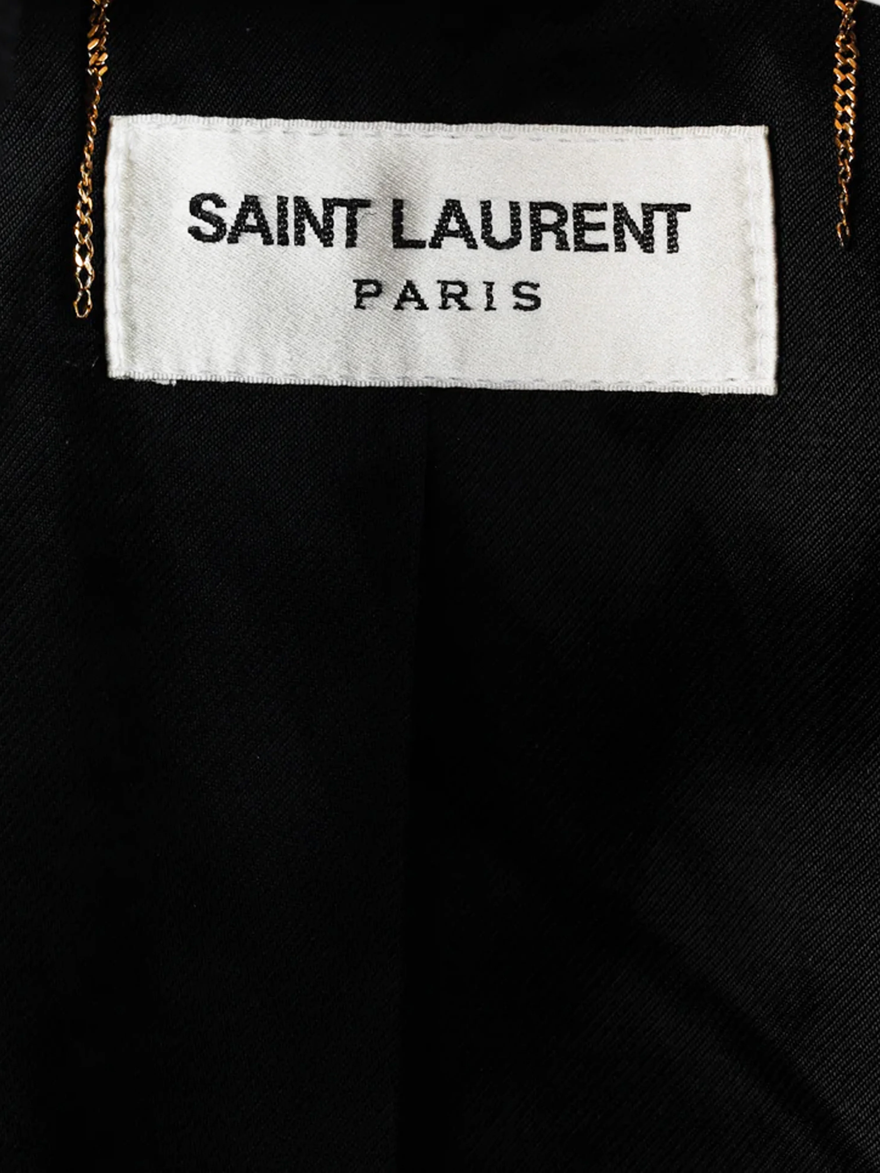 Yves Saint Laurent 2020s Wool Teddy Varsity Jacket - Image 4